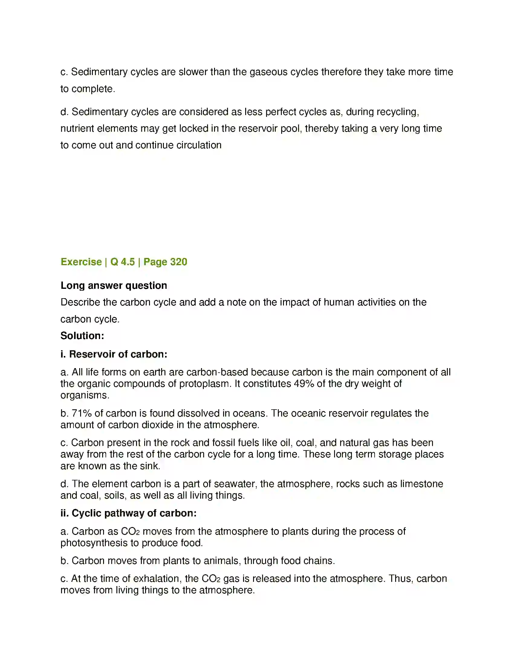 Maharashtra Board Class 12th Biology Ecosystems and Energy Flow Solution 12