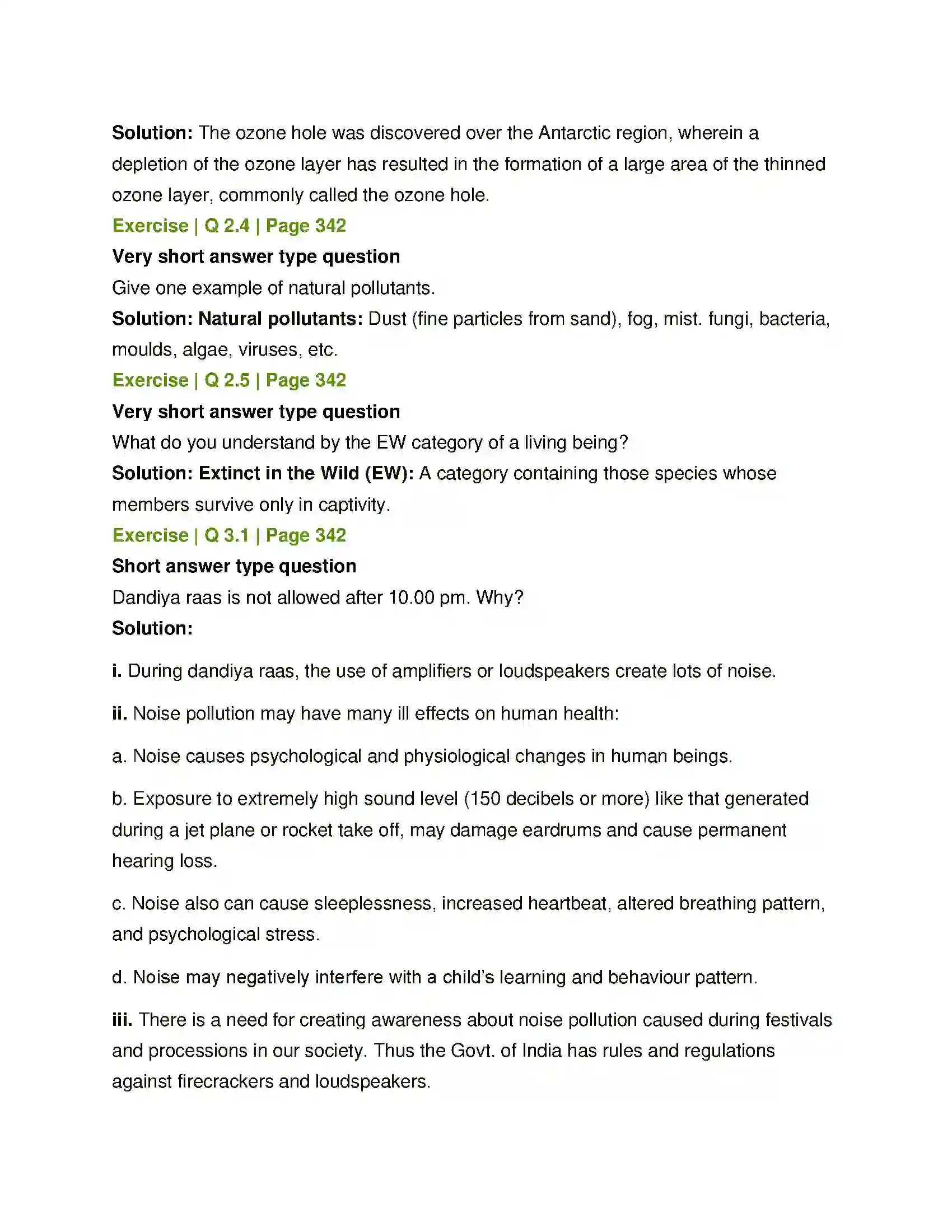 Maharashtra Board Class 12th Biology Biodiversity, Conservation and Environmental Issues Solution 3
