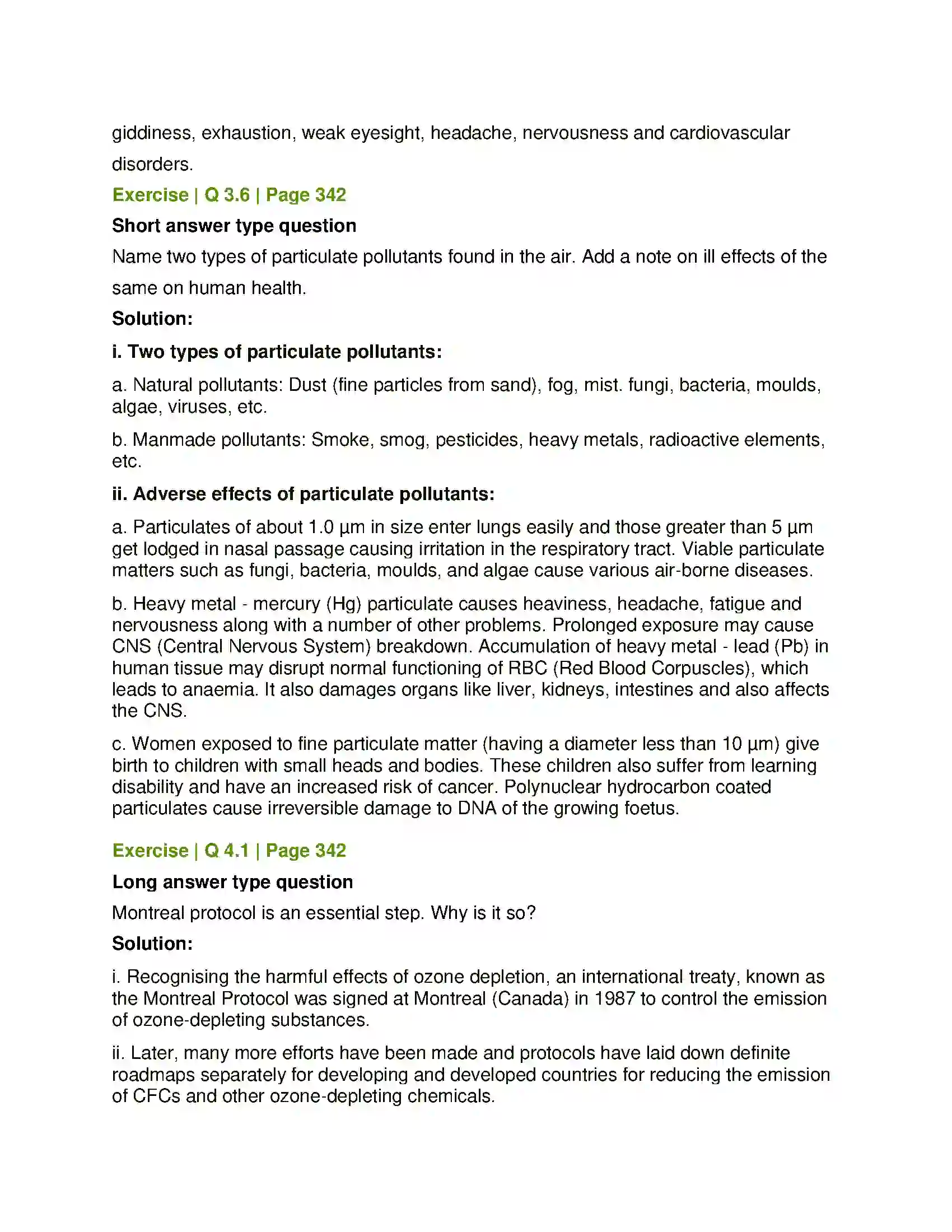 Maharashtra Board Class 12th Biology Biodiversity, Conservation and Environmental Issues Solution 6