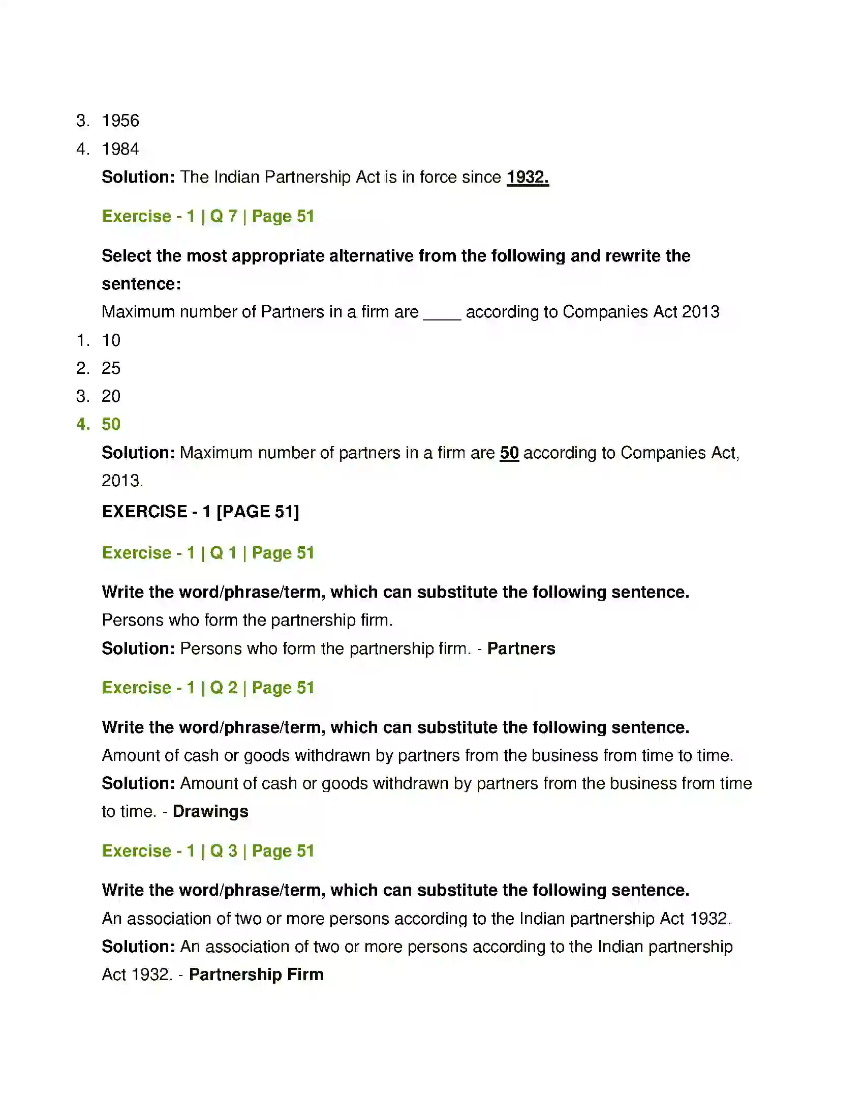 Maharashtra Board Class 12th Book Keeping & Accountancy Introduction to Partnership and Partnership Final Accounts Solution 3
