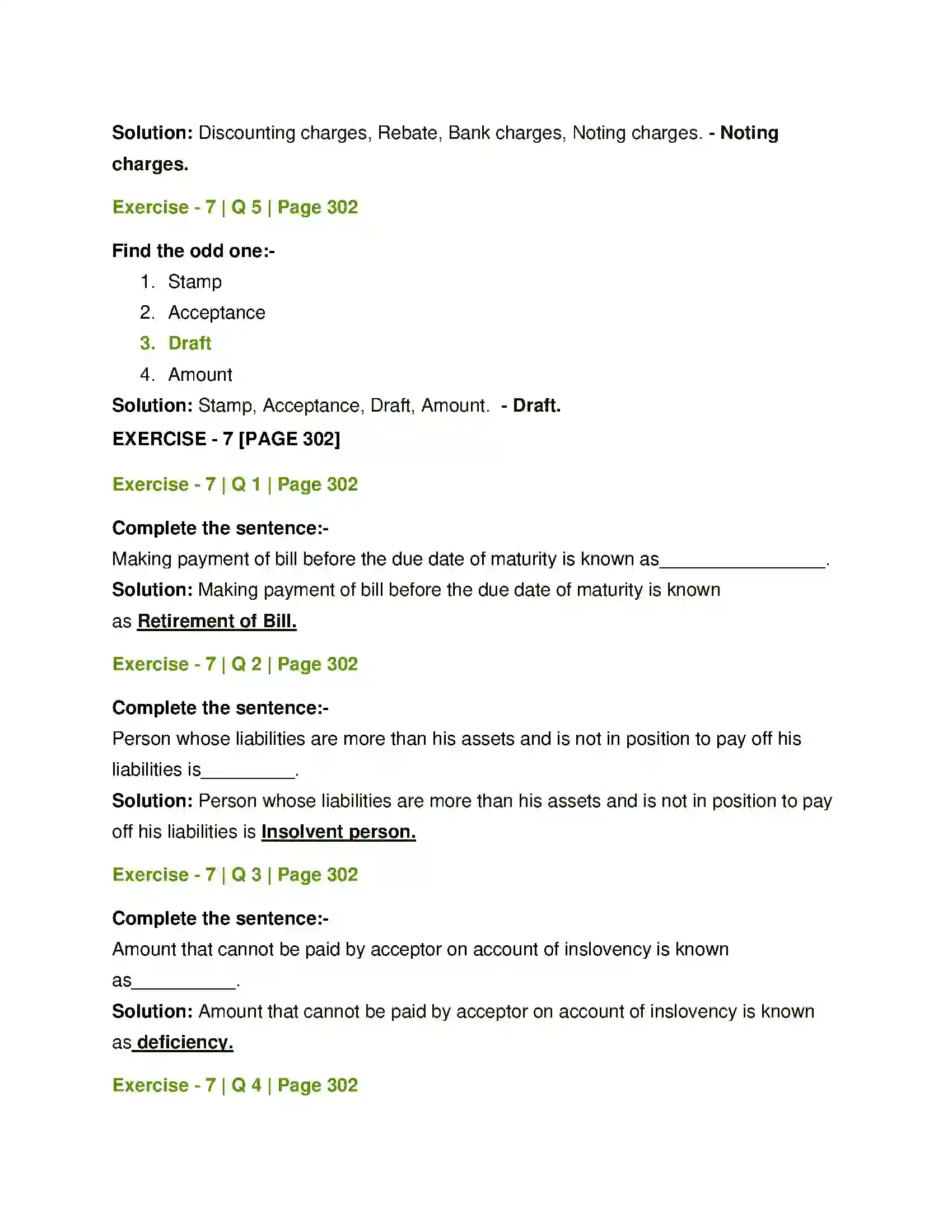 Maharashtra Board Class 12th Book Keeping & Accountancy Bills of Exchange Solution 10