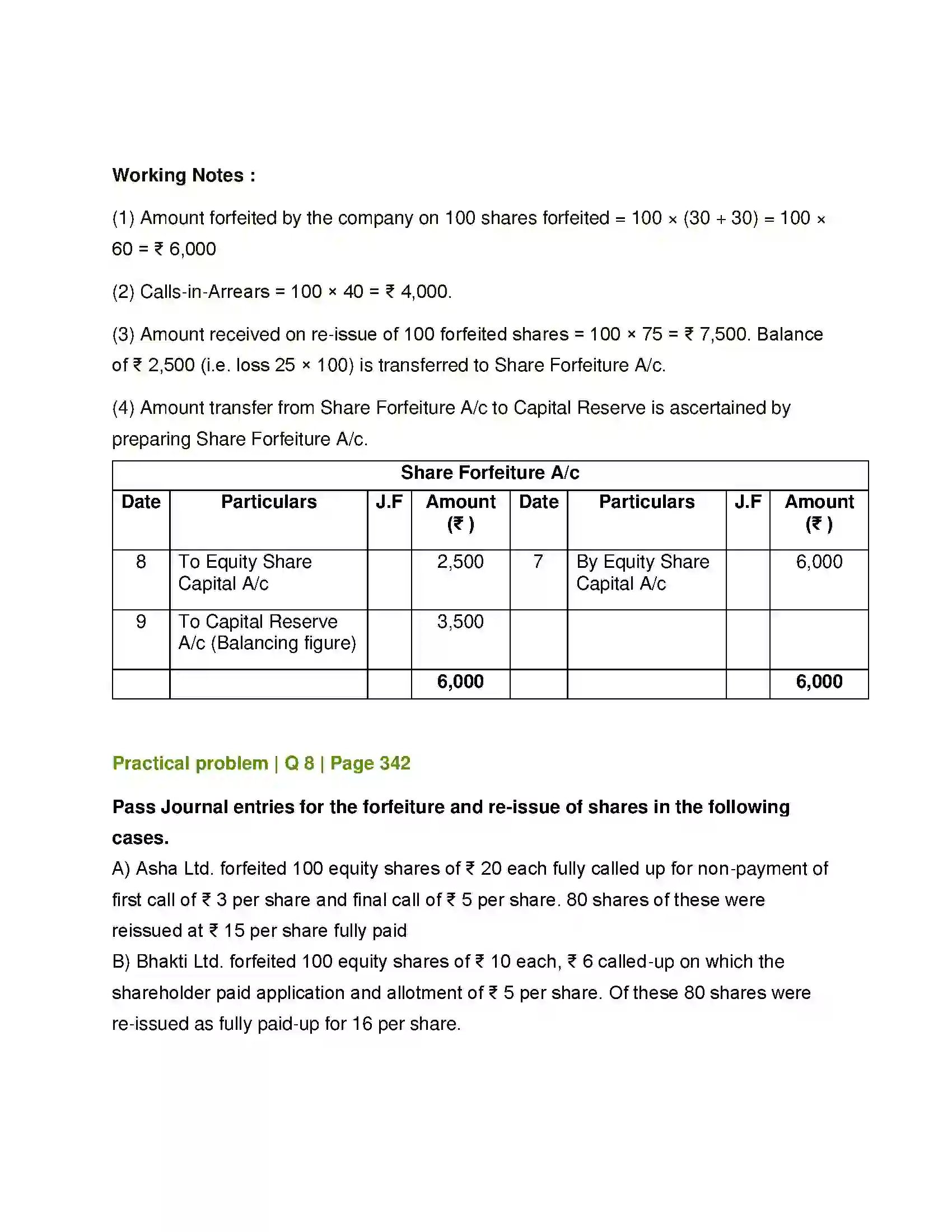 Maharashtra Board Class 12th Book Keeping & Accountancy Company Accounts - Issue of Shares Solution 32