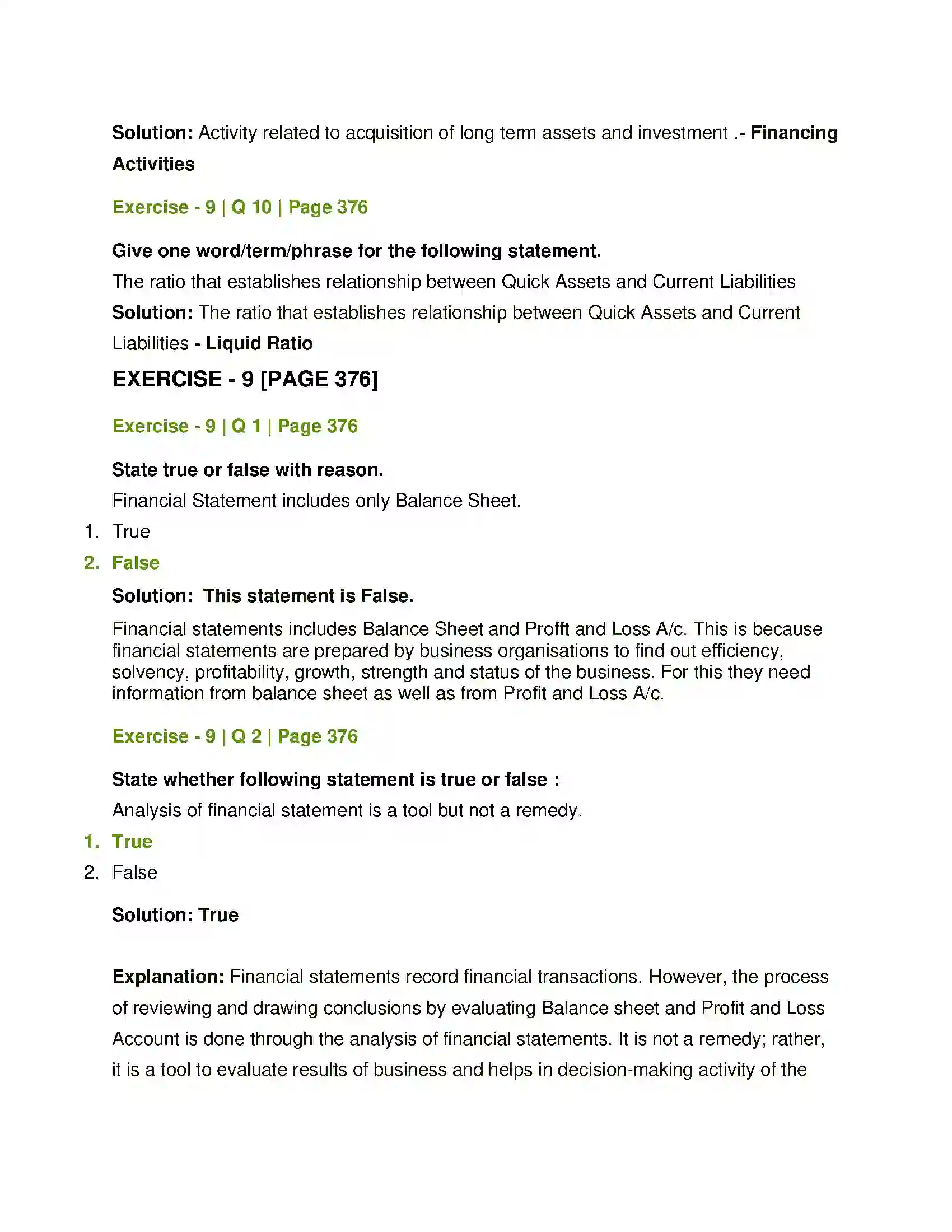 Maharashtra Board Class 12th Book Keeping & Accountancy Analysis of Financial Statements Solution 6