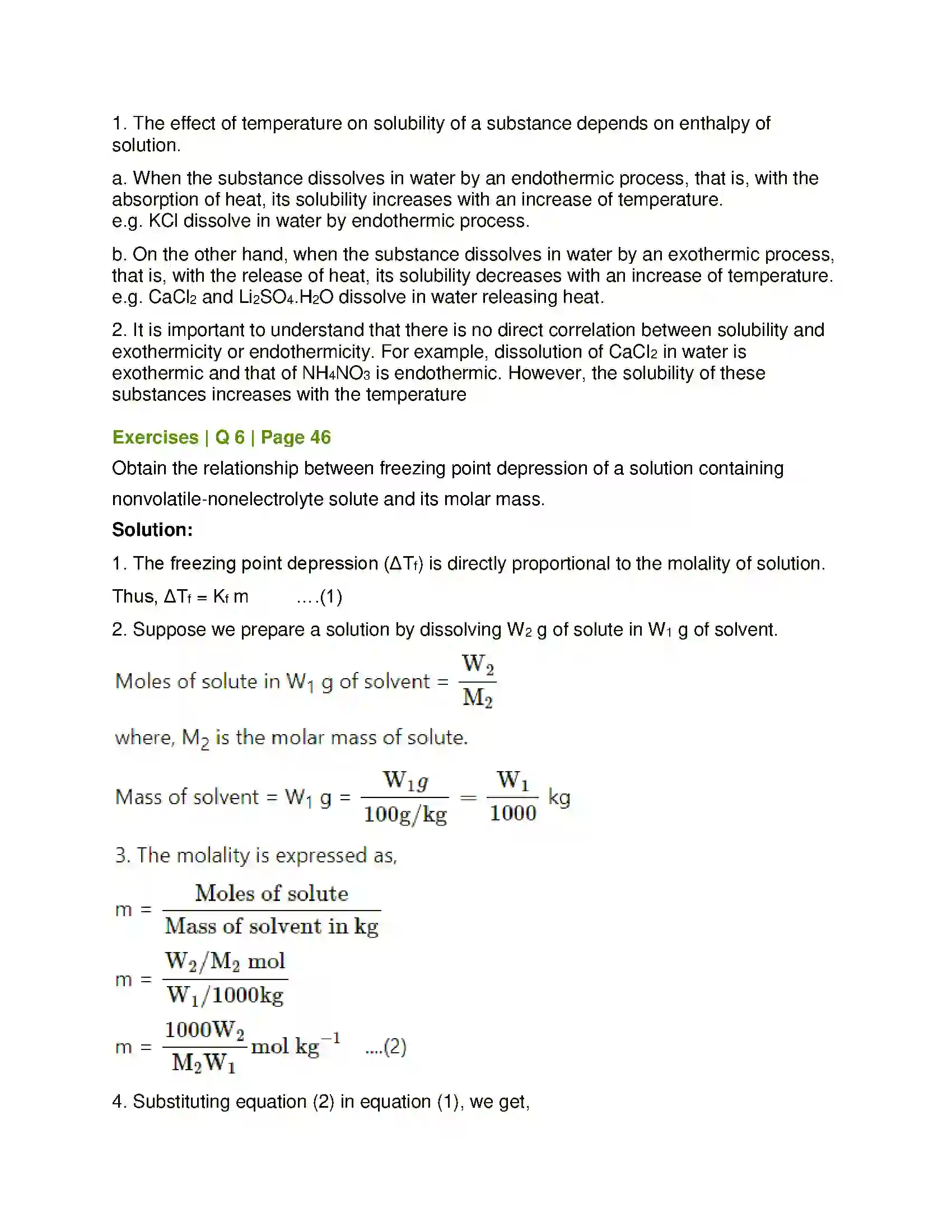 Maharashtra Board Class 12th Chemistry Solutions Solution 15