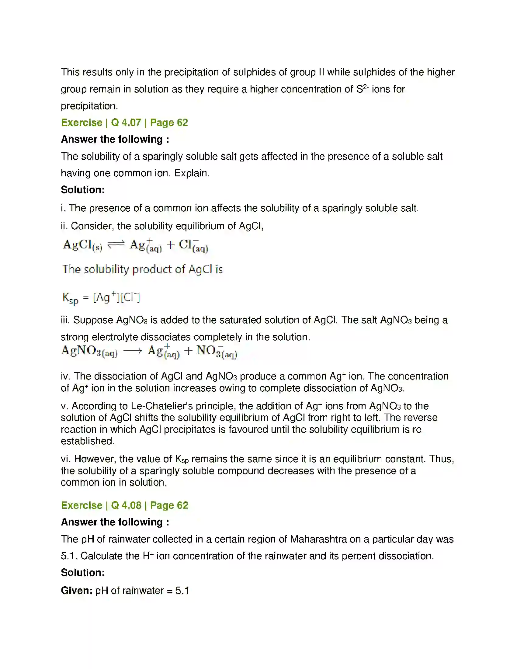 Maharashtra Board Class 12th Chemistry Ionic Equilibria Solution 23