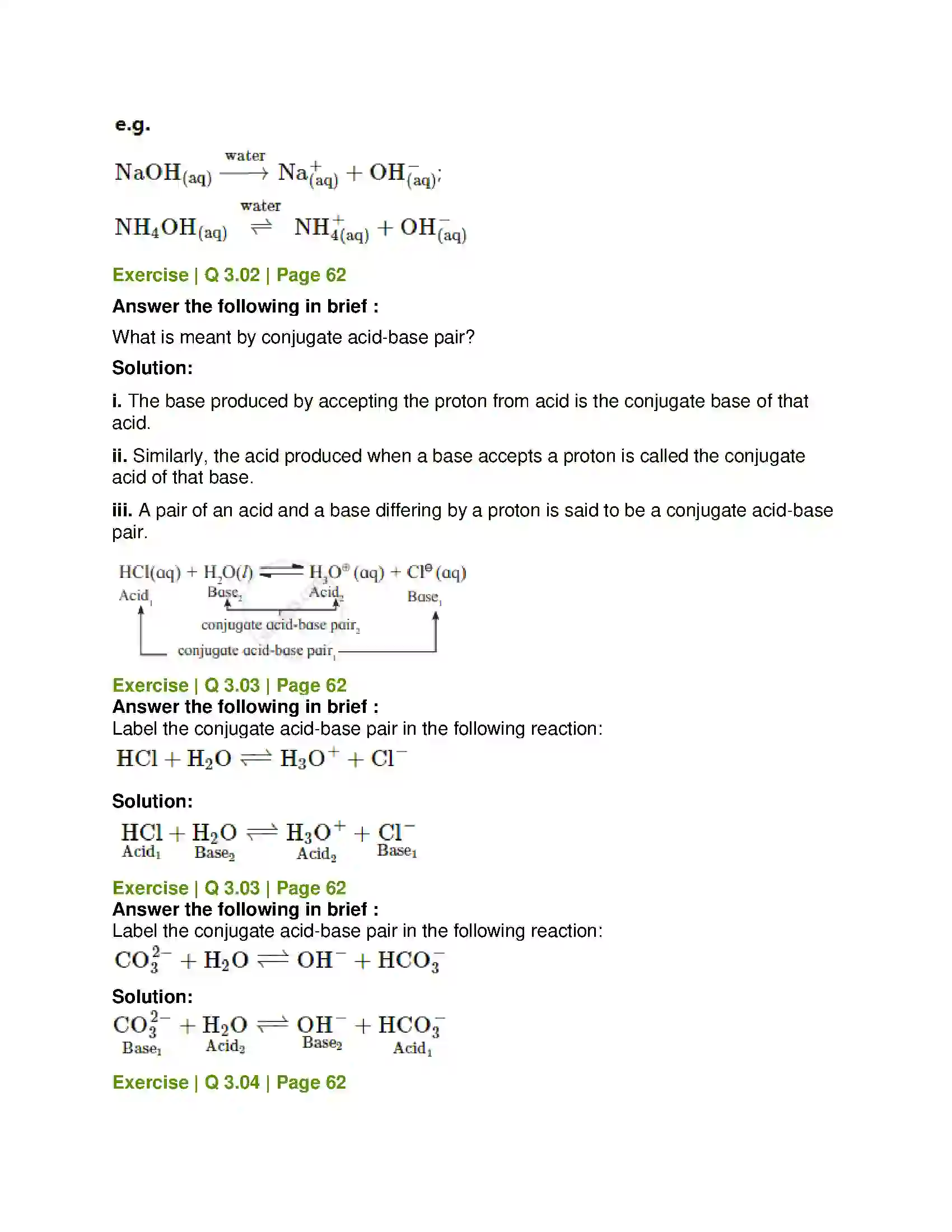 Maharashtra Board Class 12th Chemistry Ionic Equilibria Solution 8