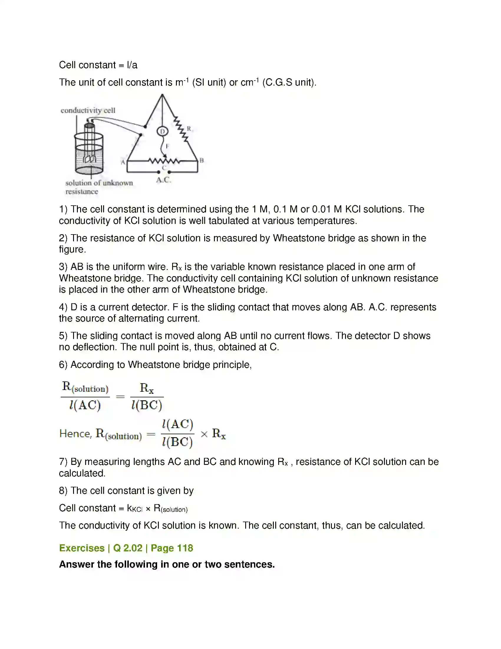 Maharashtra Board Class 12th Chemistry Electrochemistry Solution 4