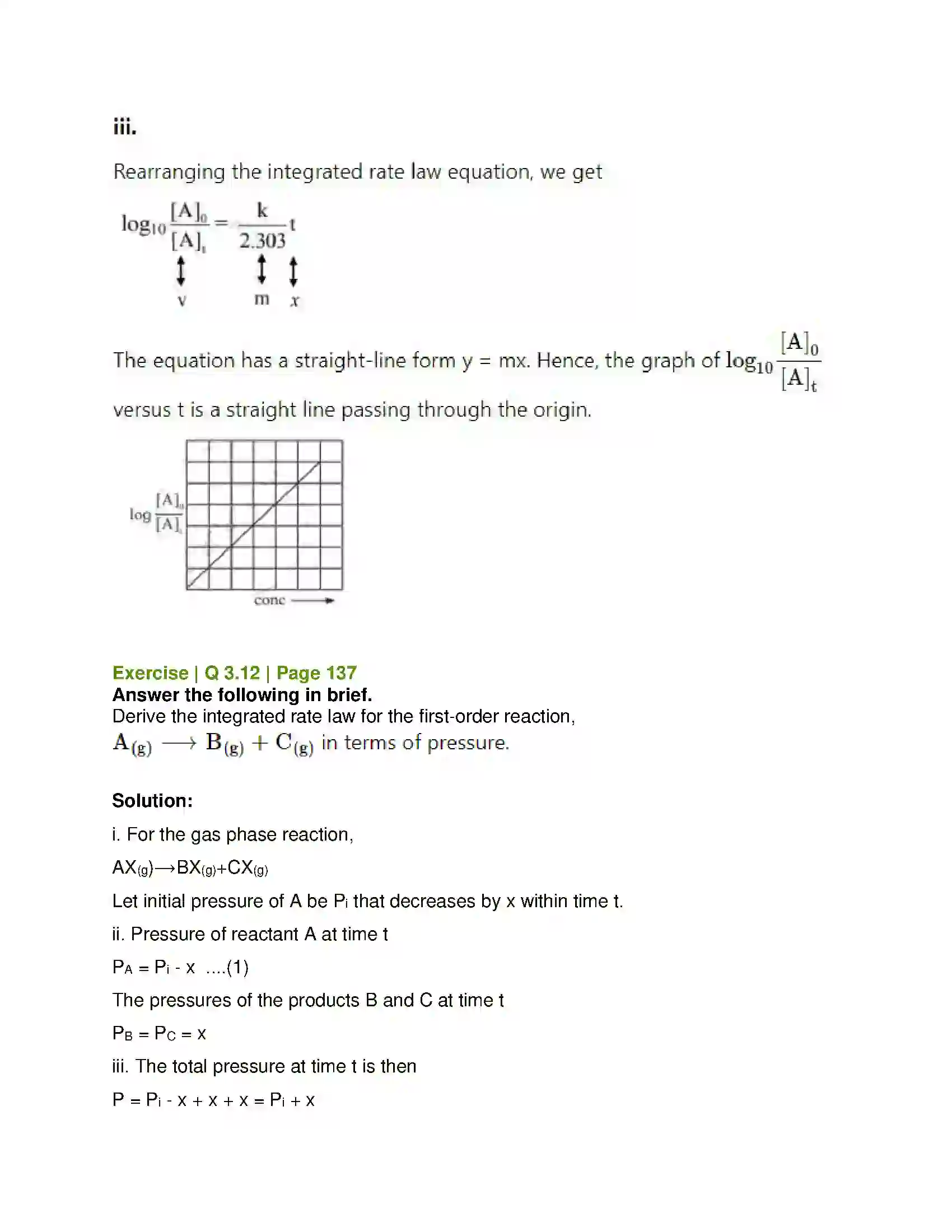 Maharashtra Board Class 12th Chemistry Chemical Kinetics Solution 17