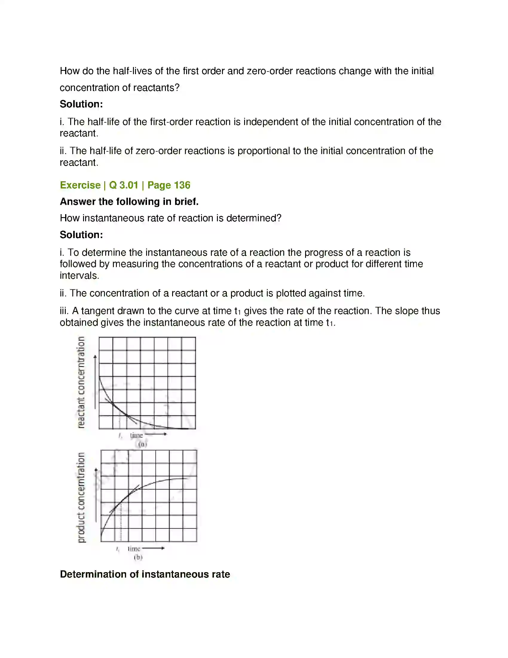 Maharashtra Board Class 12th Chemistry Chemical Kinetics Solution 7