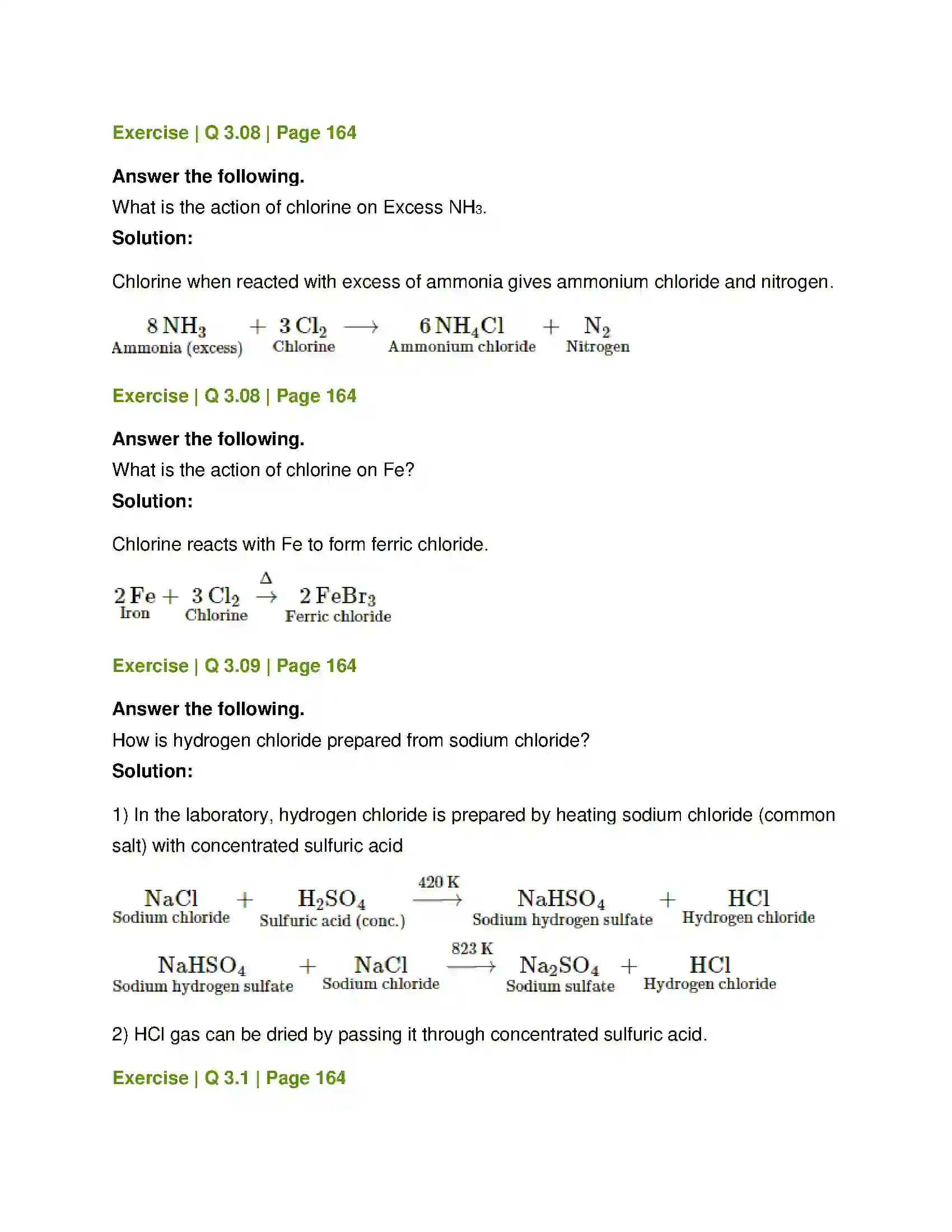 Maharashtra Board Class 12th Chemistry Elements of Groups 16, 17 and 18 Solution 13