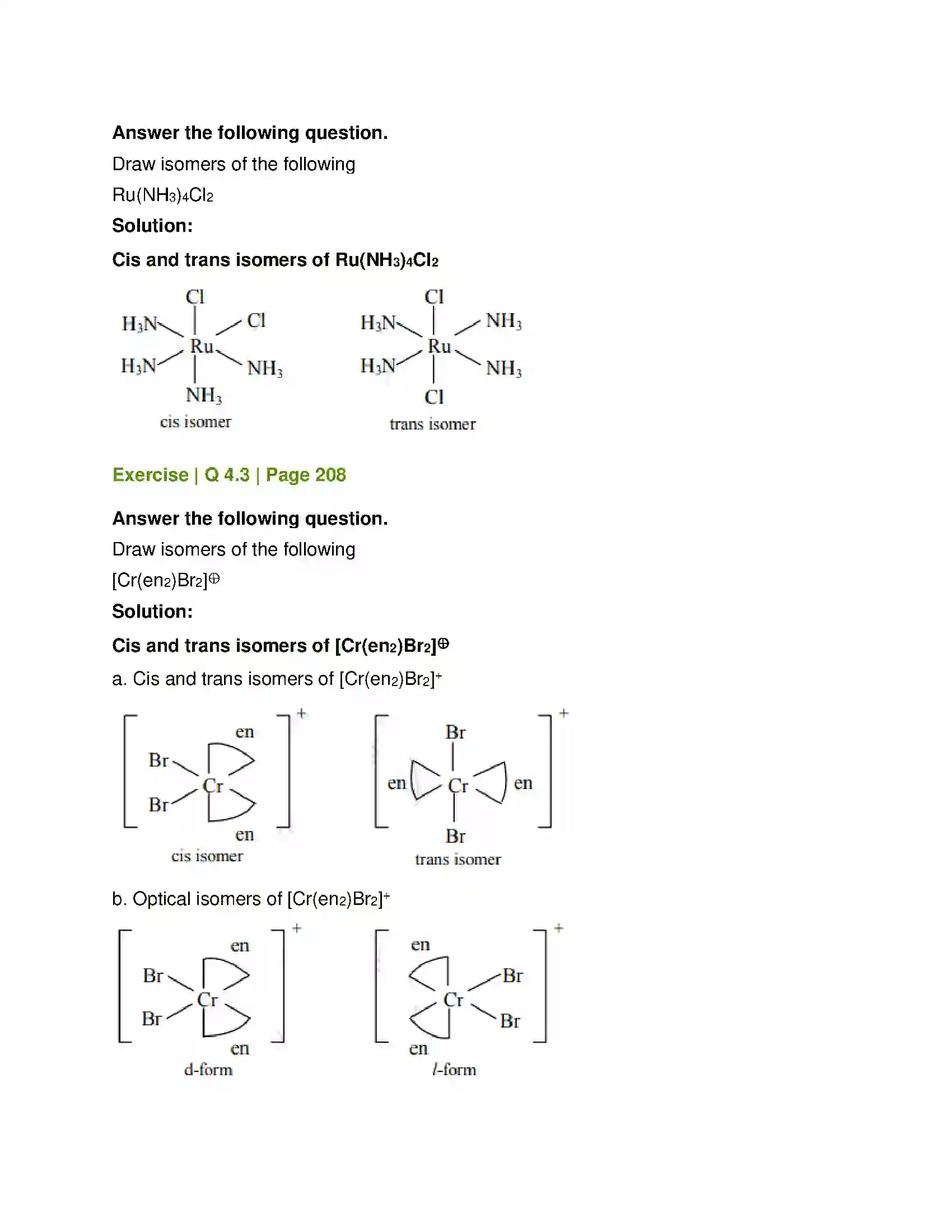 Maharashtra Board Class 12th Chemistry Coordination Compounds Solution 11