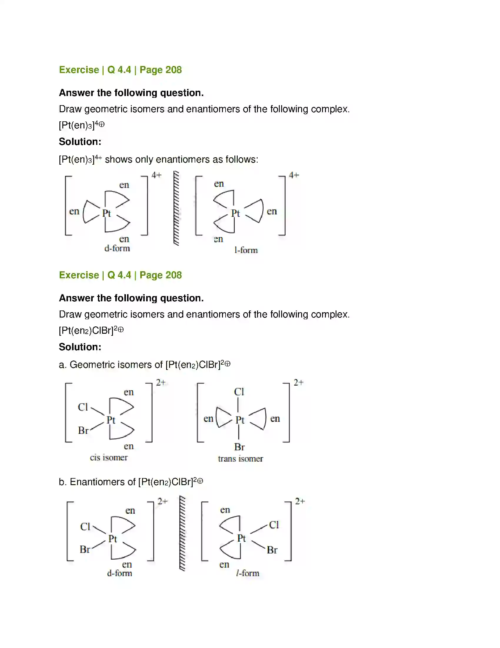 Maharashtra Board Class 12th Chemistry Coordination Compounds Solution 12