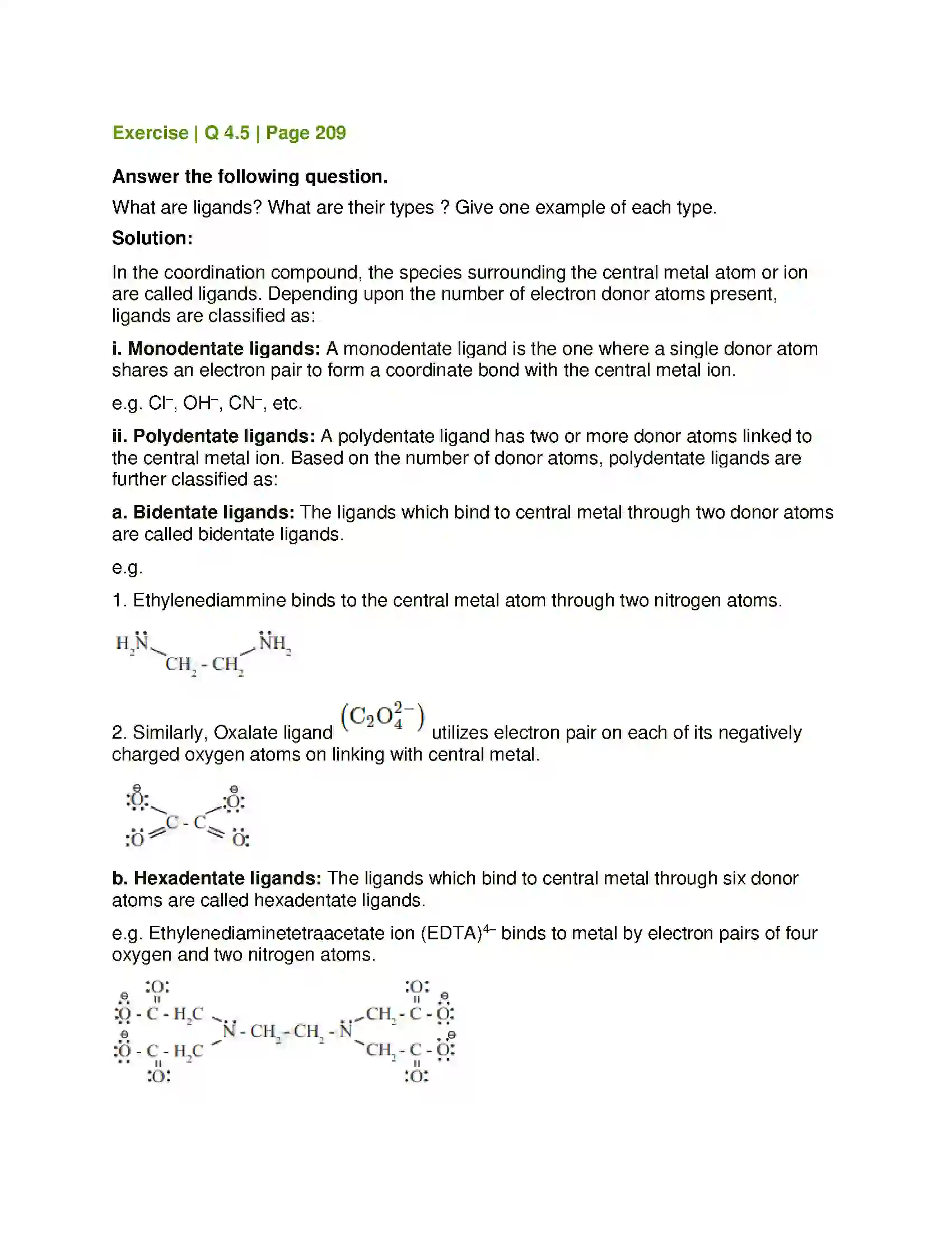 Maharashtra Board Class 12th Chemistry Coordination Compounds Solution 13