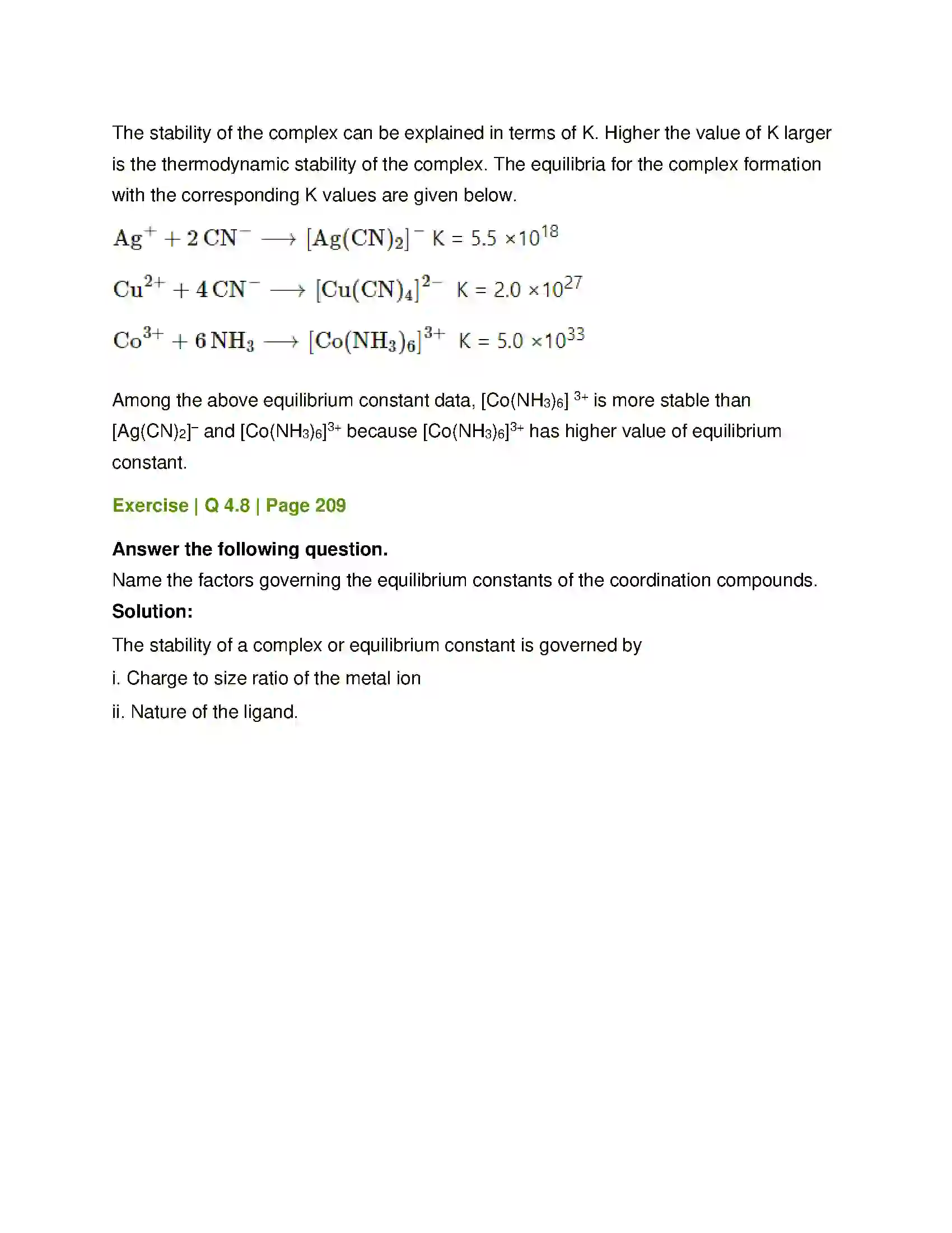 Maharashtra Board Class 12th Chemistry Coordination Compounds Solution 15