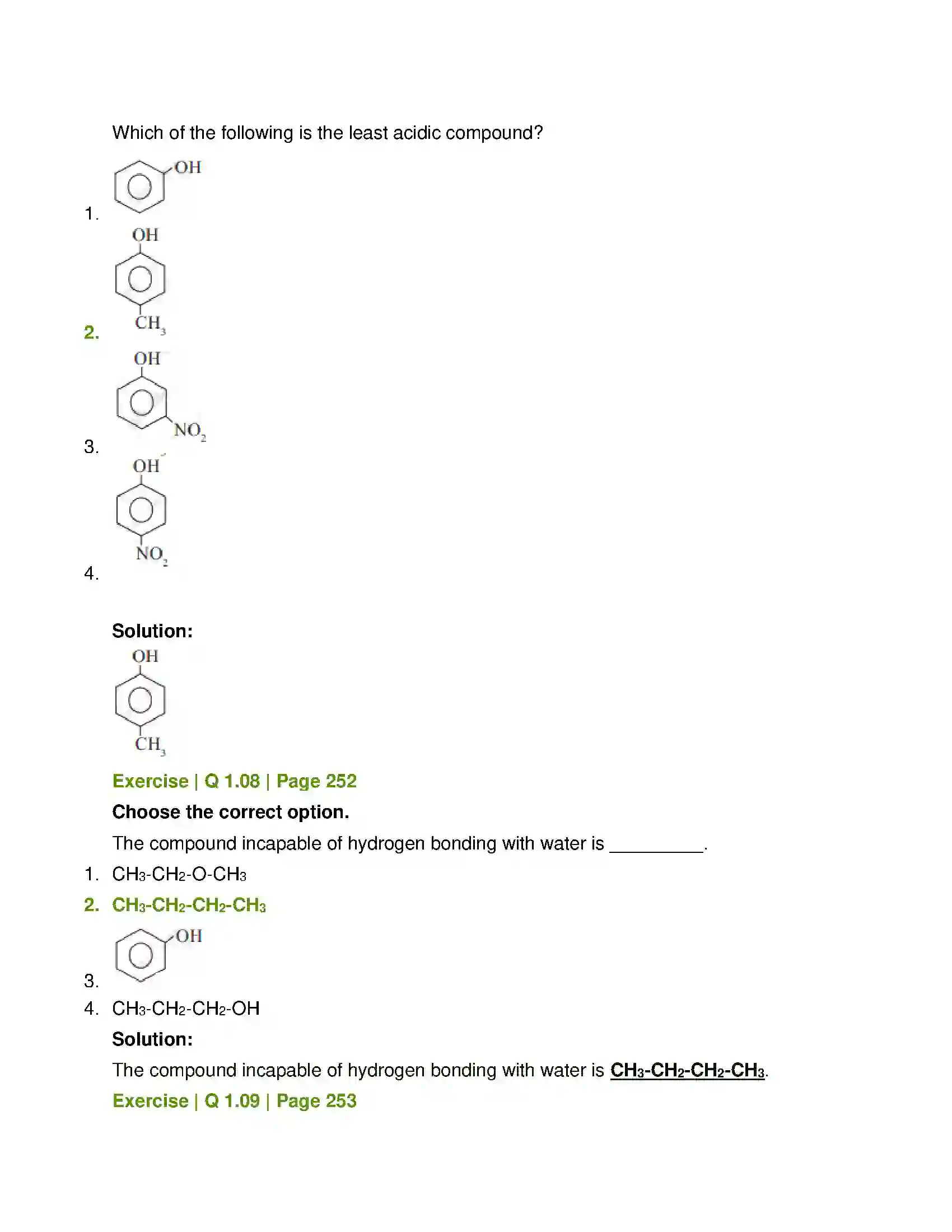 Maharashtra Board Class 12th Chemistry Alcohols, Phenols and Ethers Solution 3