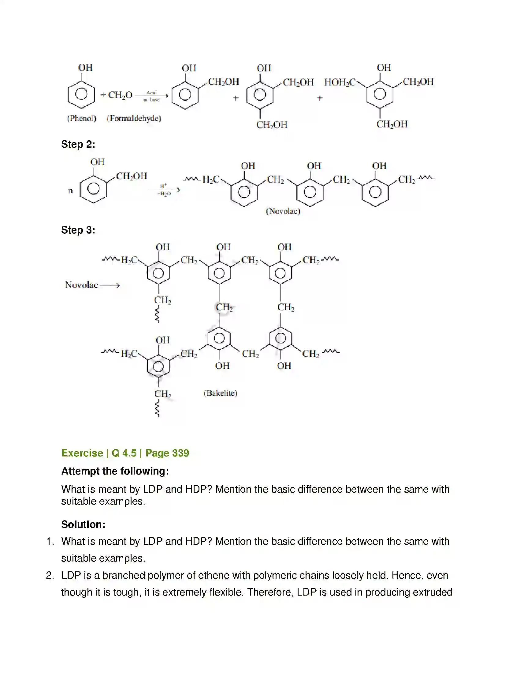 Maharashtra Board Class 12th Chemistry Introduction to Polymer Chemistry Solution 16