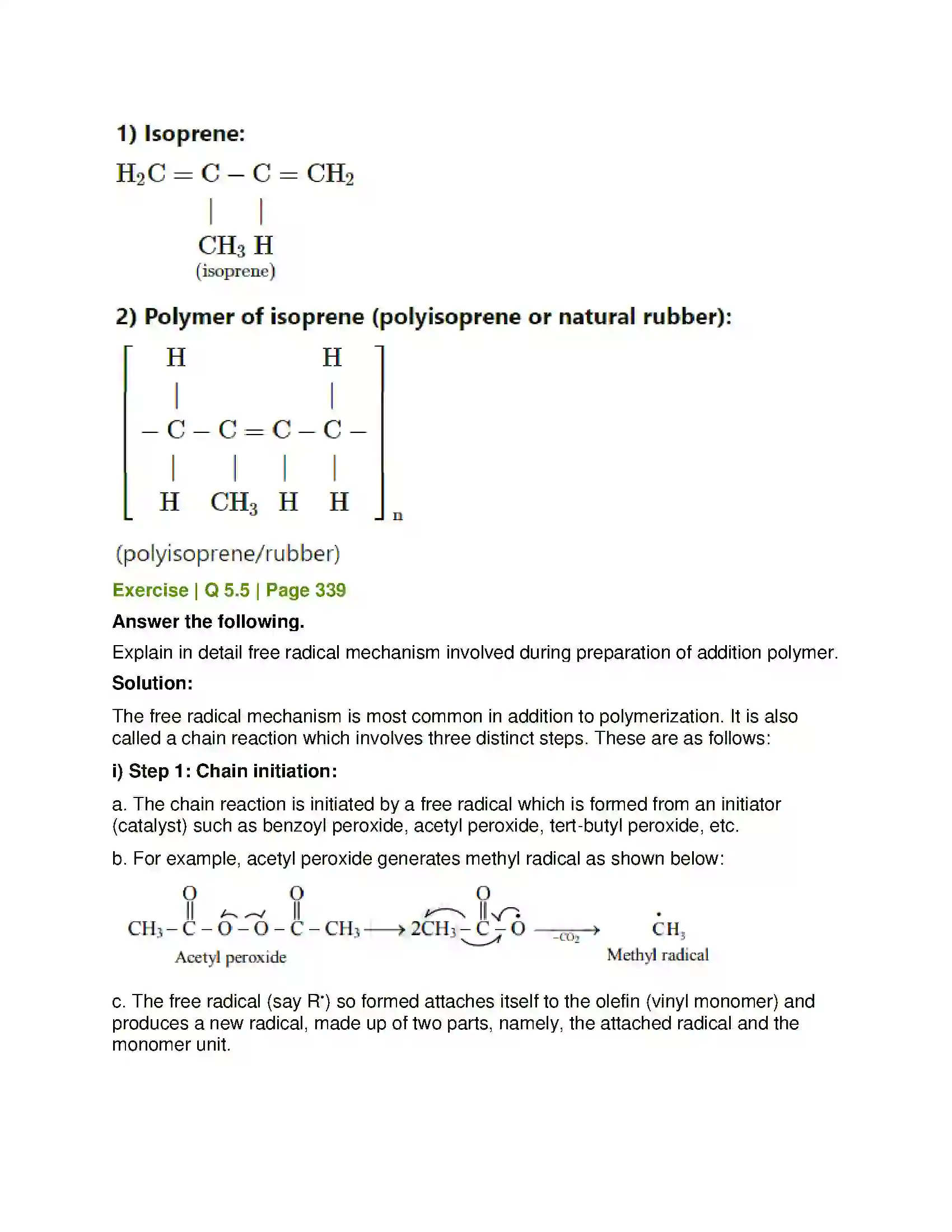 Maharashtra Board Class 12th Chemistry Introduction to Polymer Chemistry Solution 21