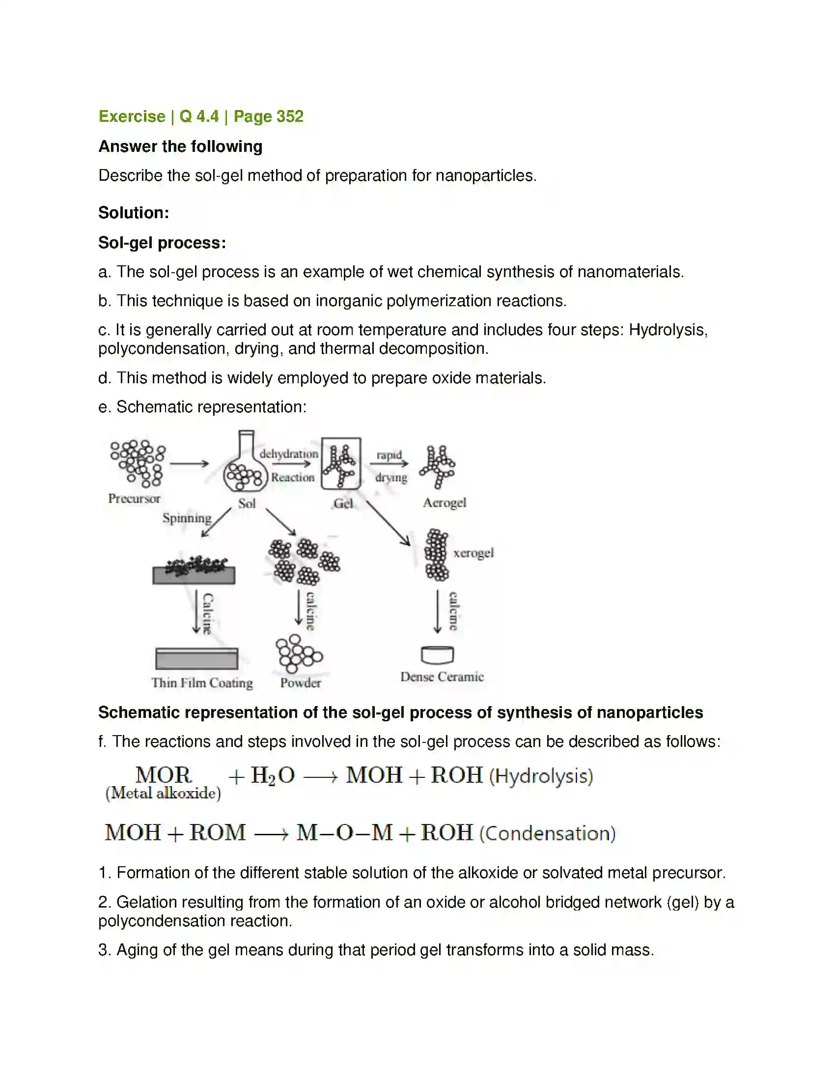 Maharashtra Board Class 12th Chemistry Green Chemistry and Nanochemistry Solution 11