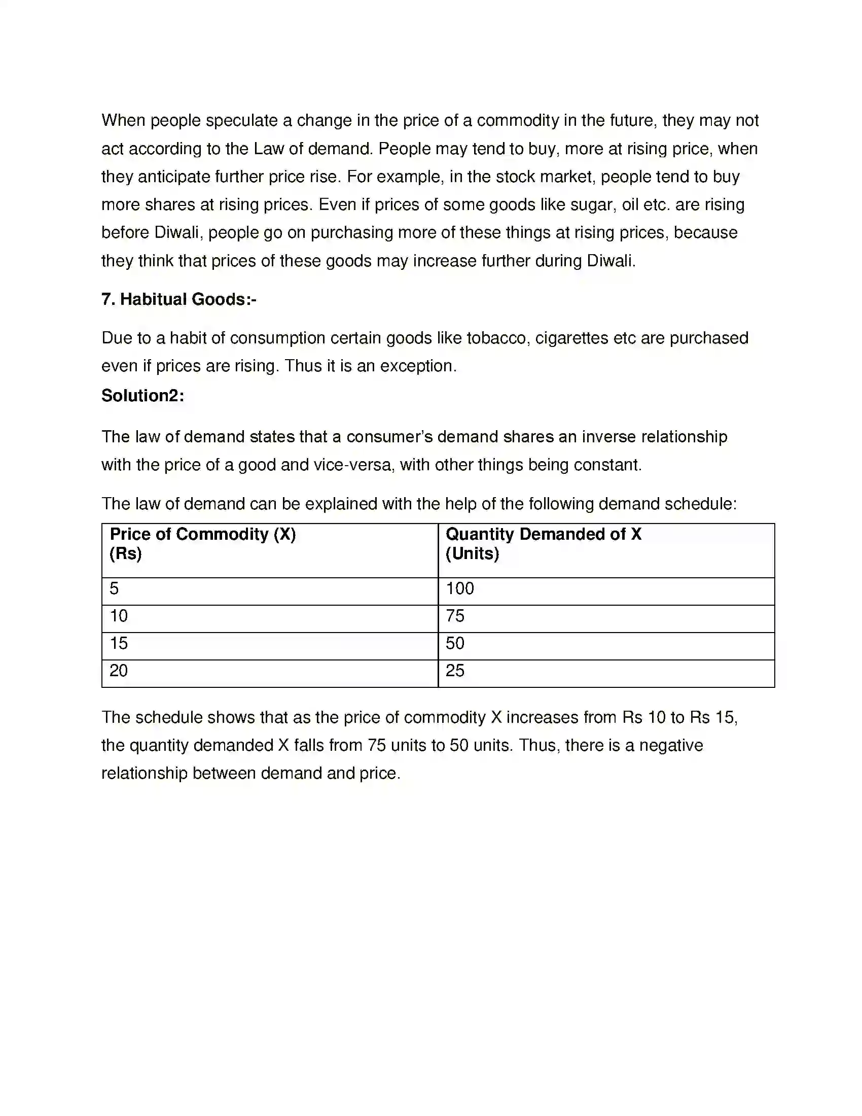 Maharashtra Board Class 12th Economics Demand Analysis Solution 14