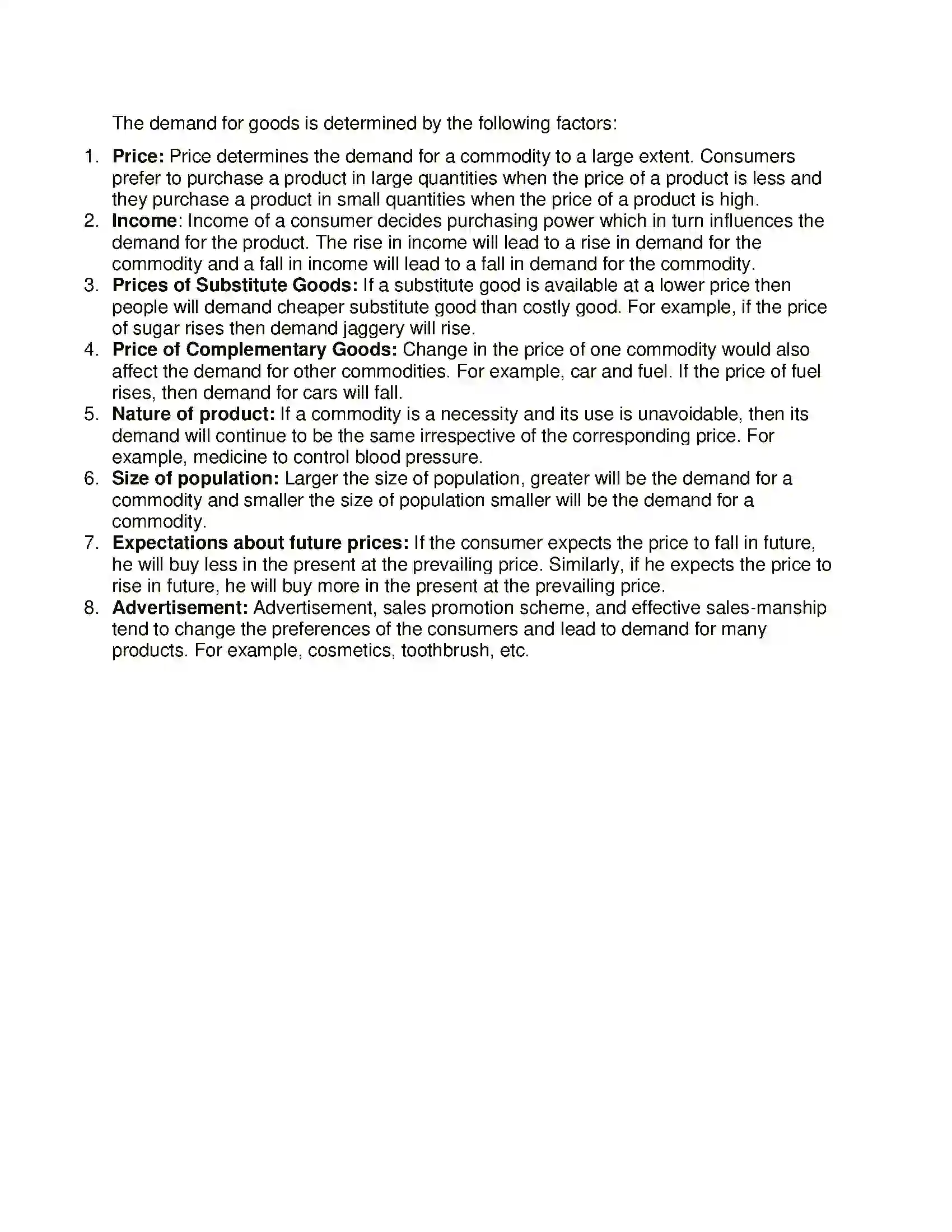 Maharashtra Board Class 12th Economics Demand Analysis Solution 16