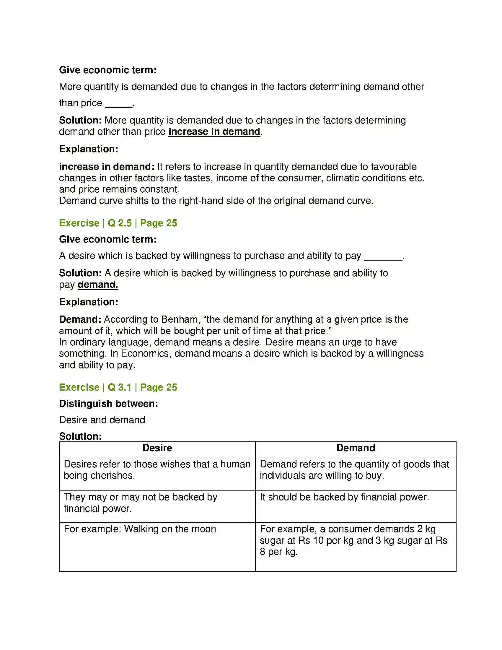 Maharashtra Board Class 12th Economics Demand Analysis Solution 3