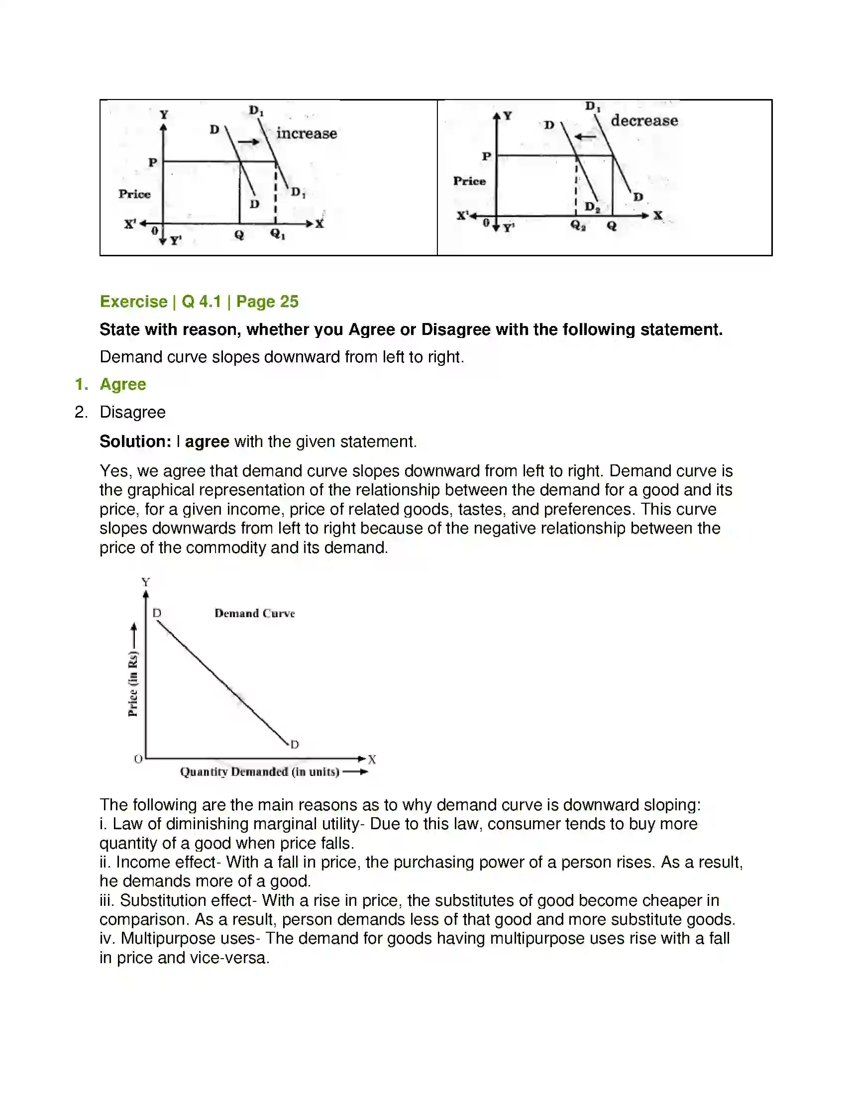 Maharashtra Board Class 12th Economics Demand Analysis Solution 5