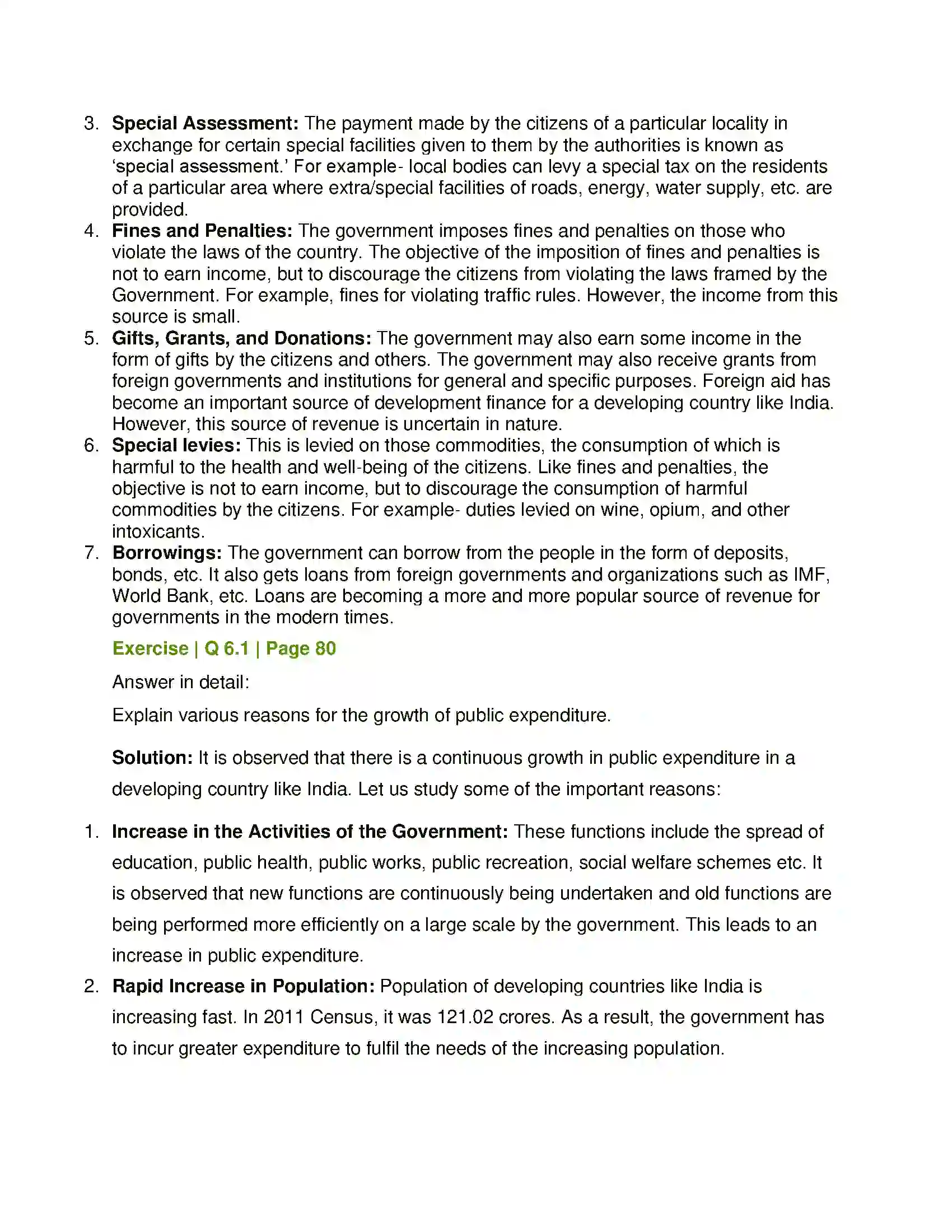 Maharashtra Board Class 12th Economics Public Finance in India Solution 10