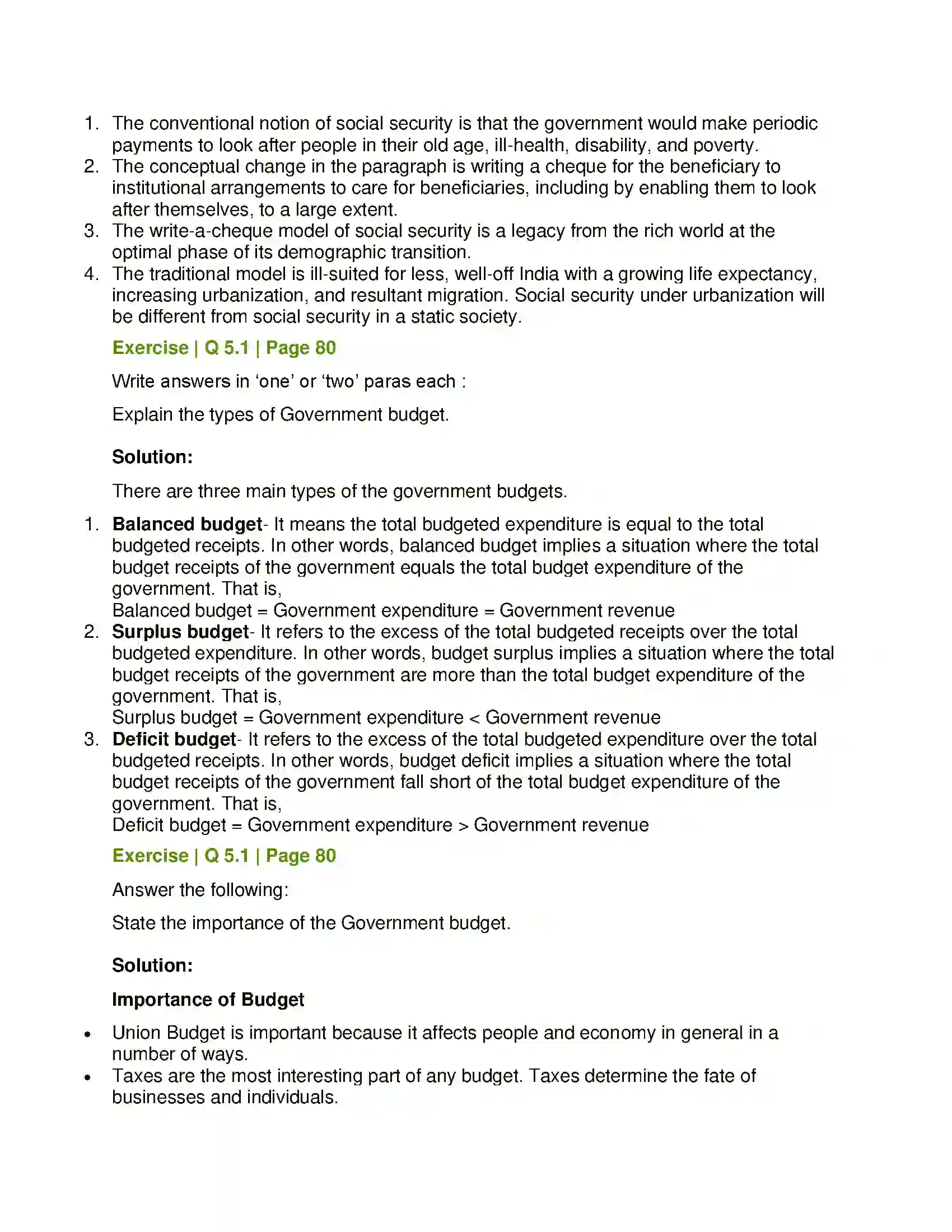Maharashtra Board Class 12th Economics Public Finance in India Solution 8