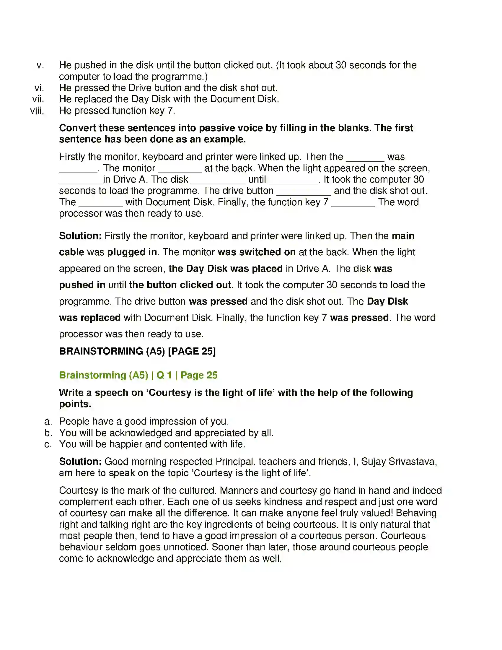 Maharashtra Board Class 12th English On Saying “Please” Solution 21