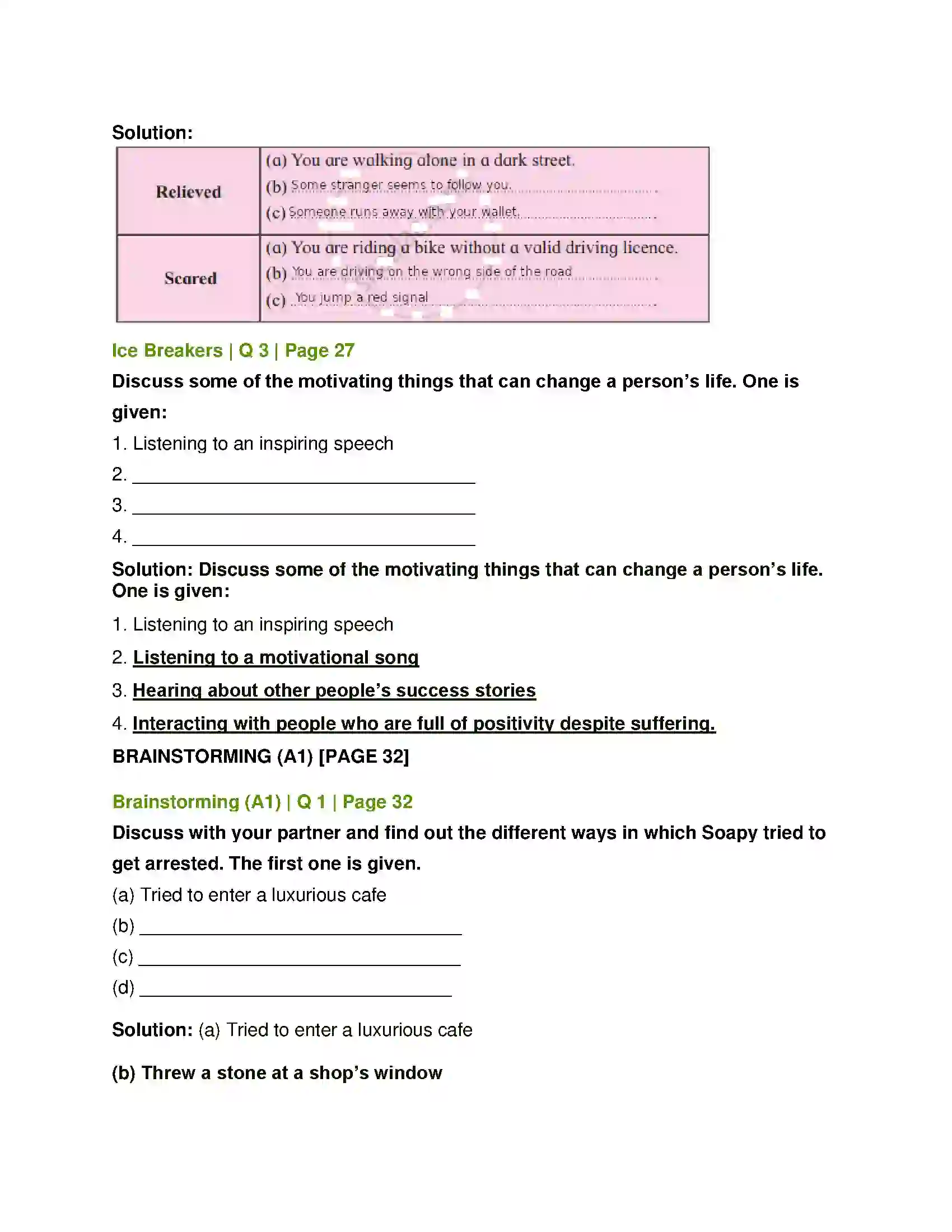 Maharashtra Board Class 12th English The Cop and the Anthem Solution 2