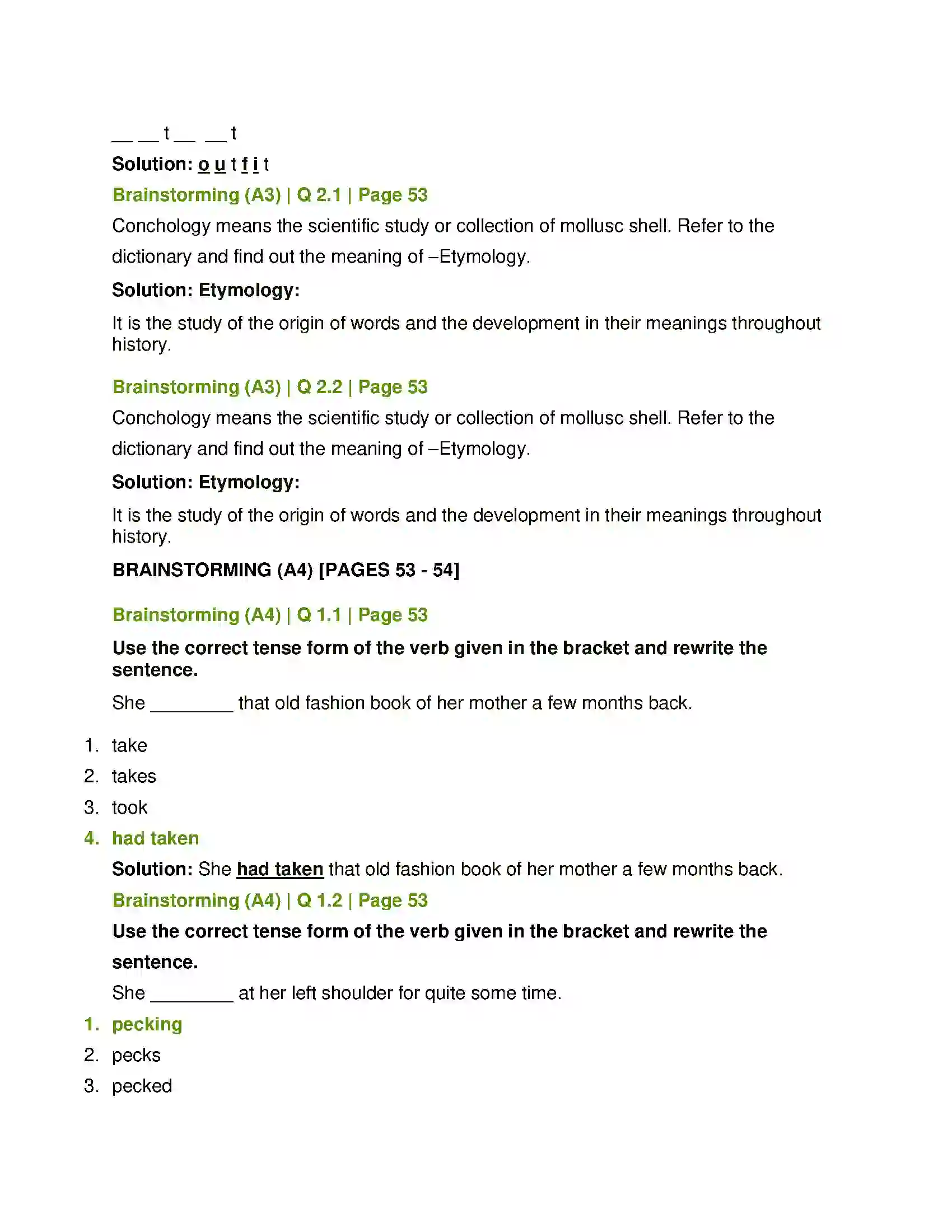 Maharashtra Board Class 12th English The New Dress Solution 8