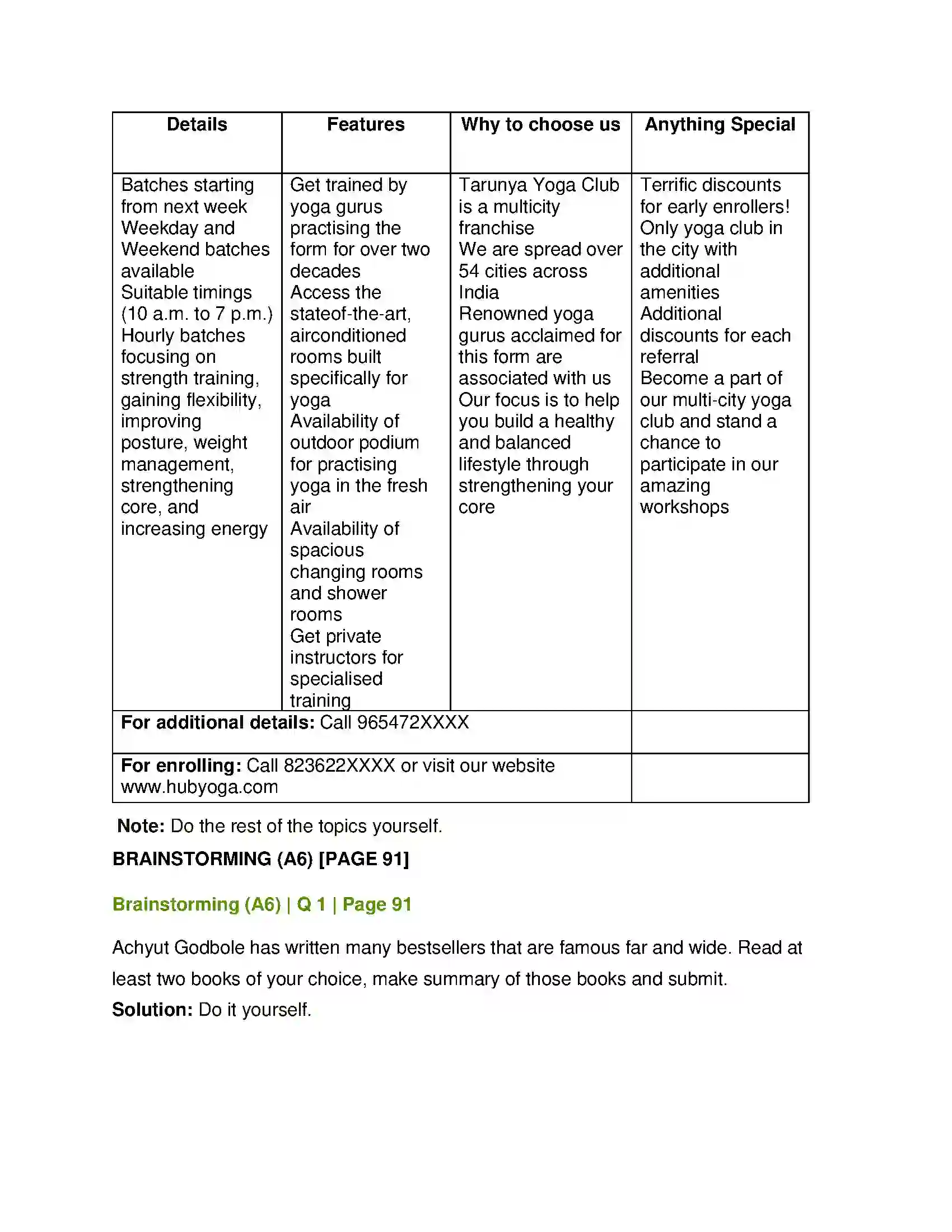 Maharashtra Board Class 12th English Voyaging Towards Excellence Solution 19