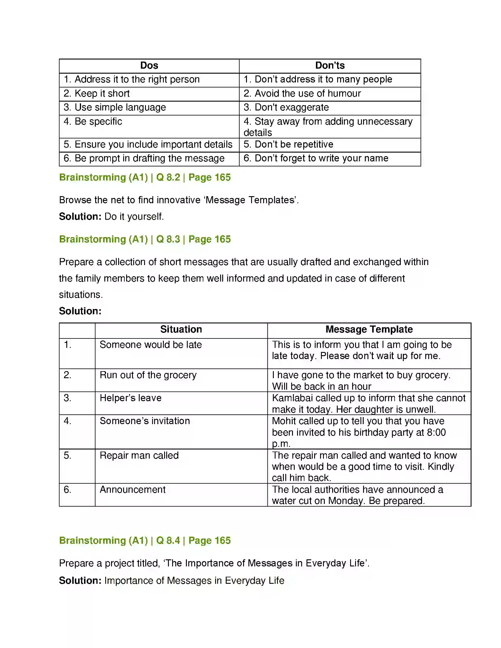 Maharashtra Board Class 12th English Drafting a Virtual Message Solution 7