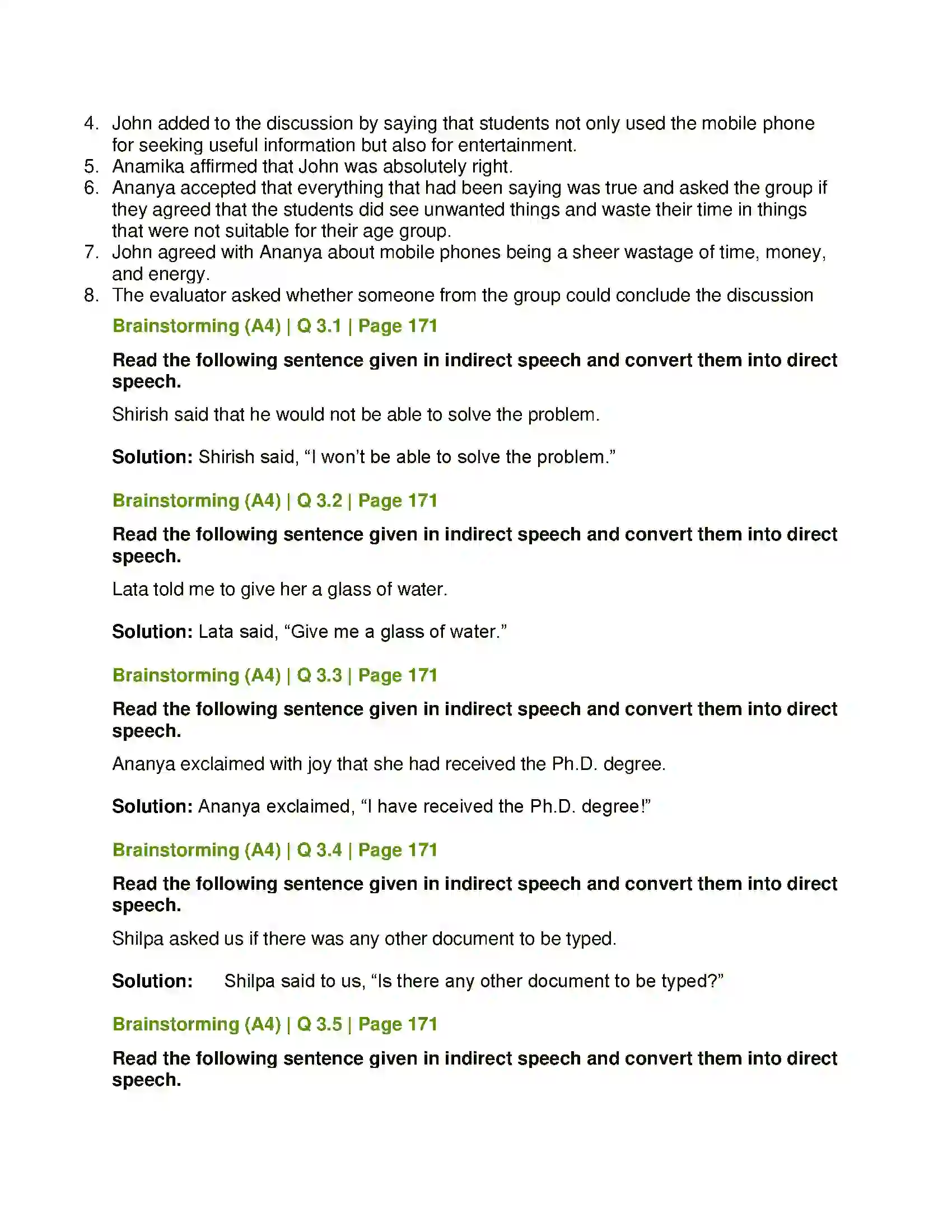 Maharashtra Board Class 12th English Group Discussion Solution 12