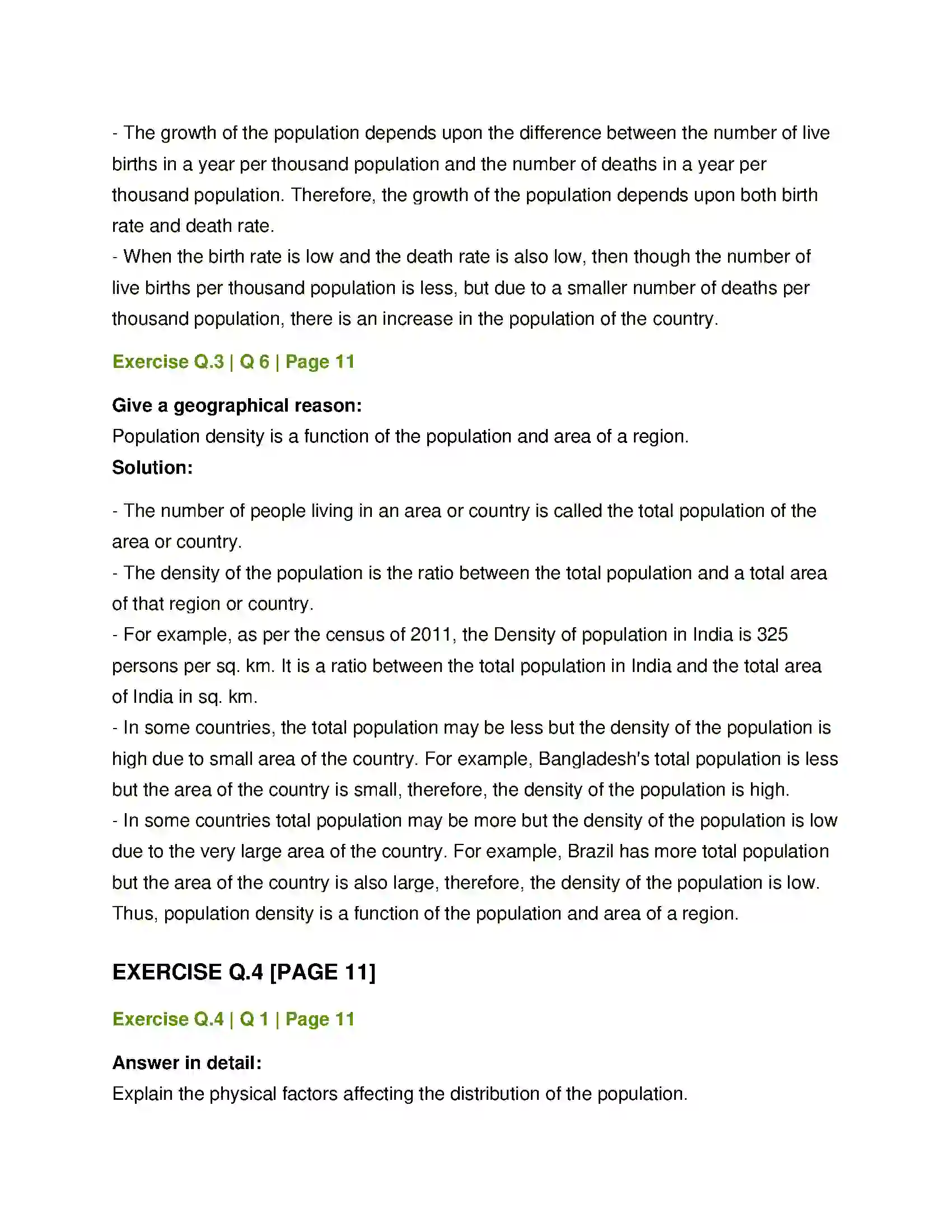 Maharashtra Board Class 12th Geography Population Part - 1 Solution 6