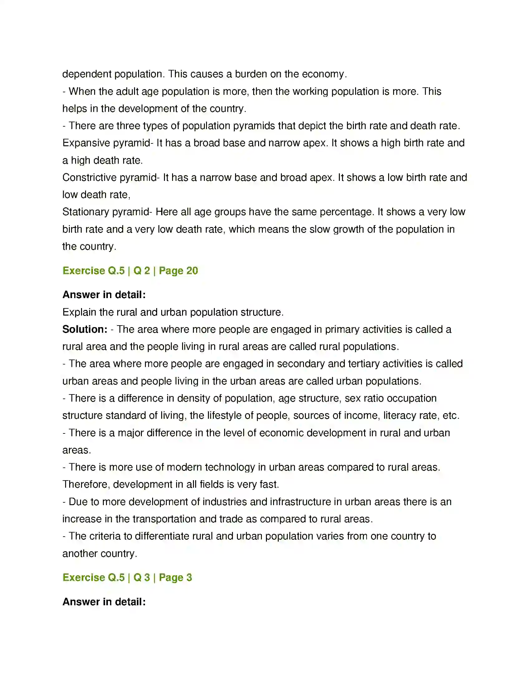 Maharashtra Board Class 12th Geography Population Part - 2 Solution 8