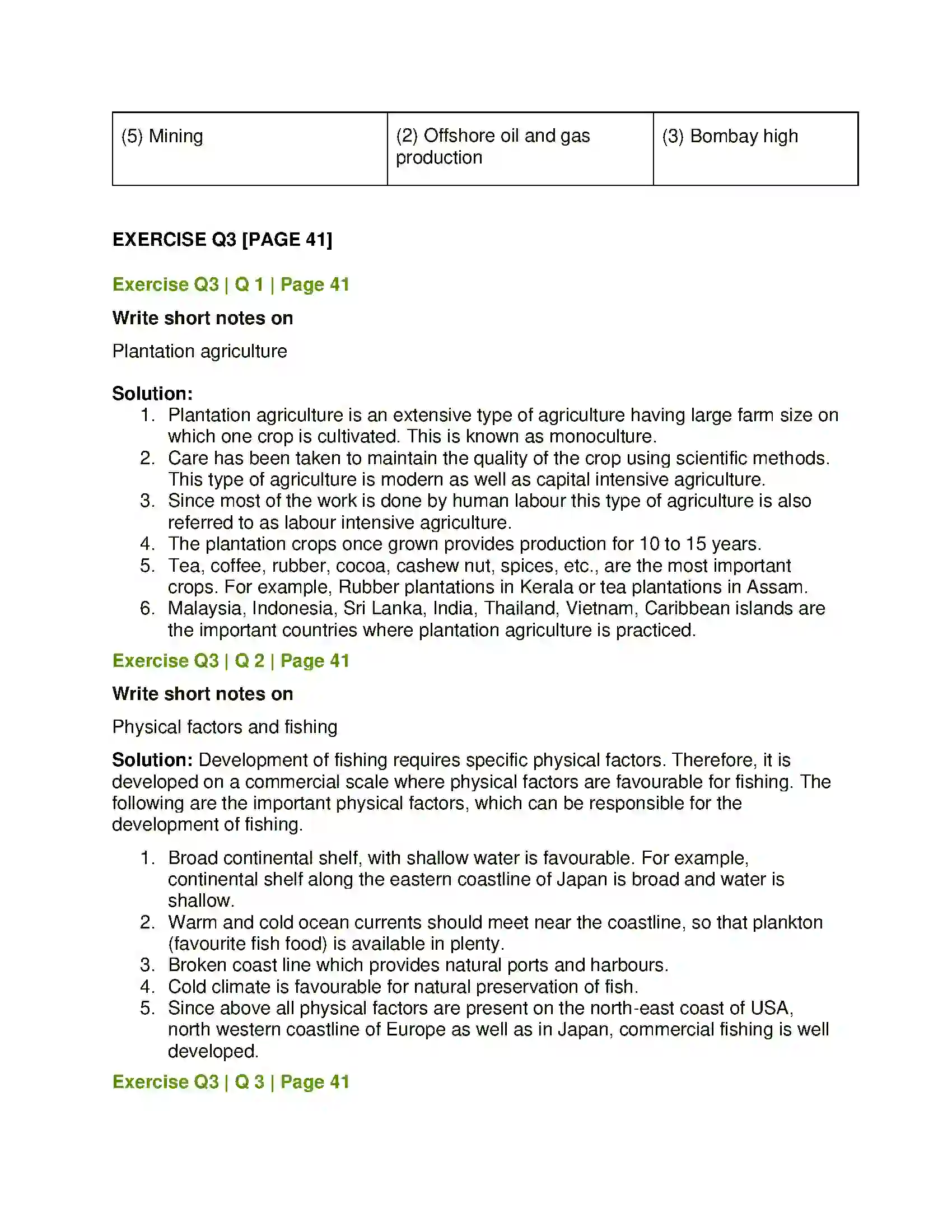 Maharashtra Board Class 12th Geography Primary Economic Activities Solution 3