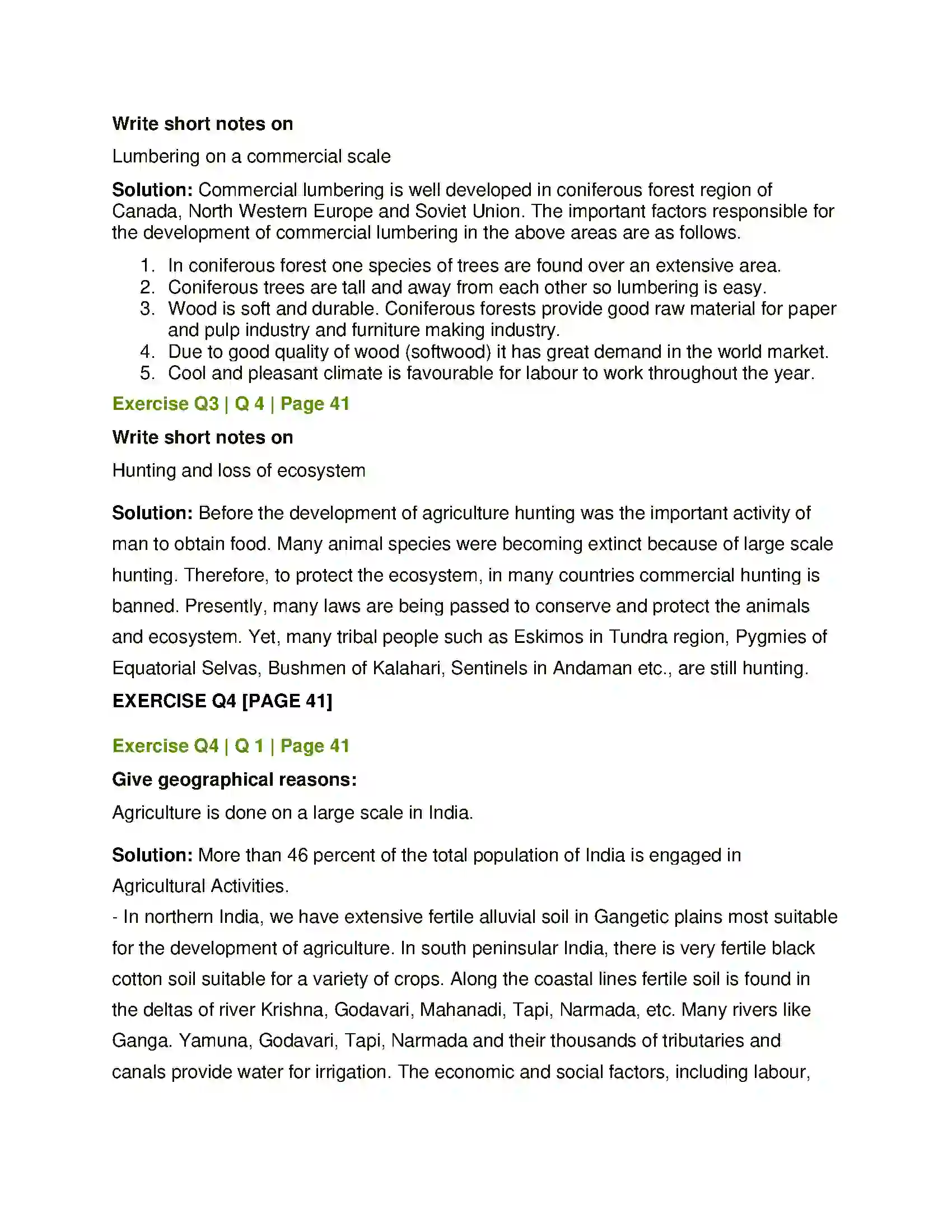 Maharashtra Board Class 12th Geography Primary Economic Activities Solution 4