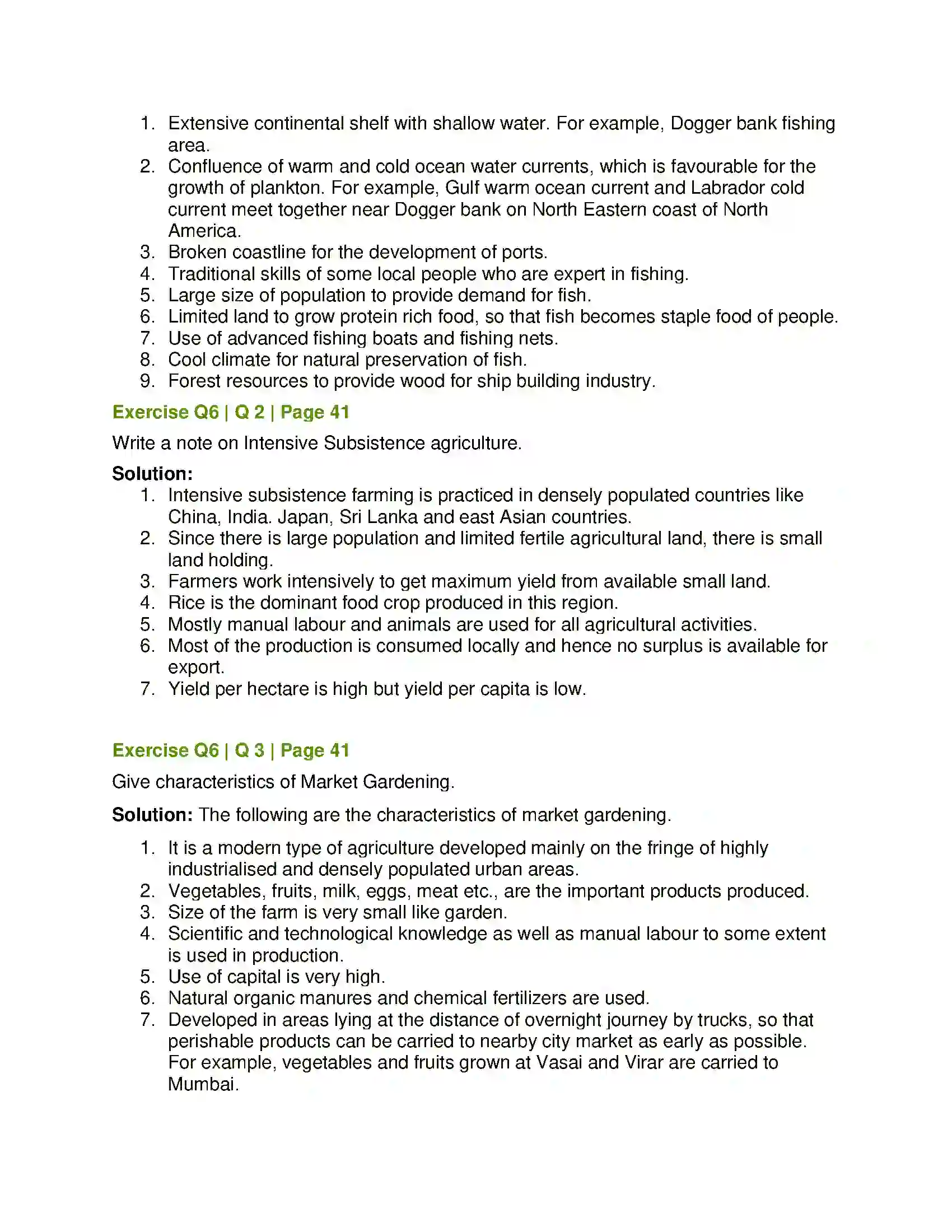 Maharashtra Board Class 12th Geography Primary Economic Activities Solution 9
