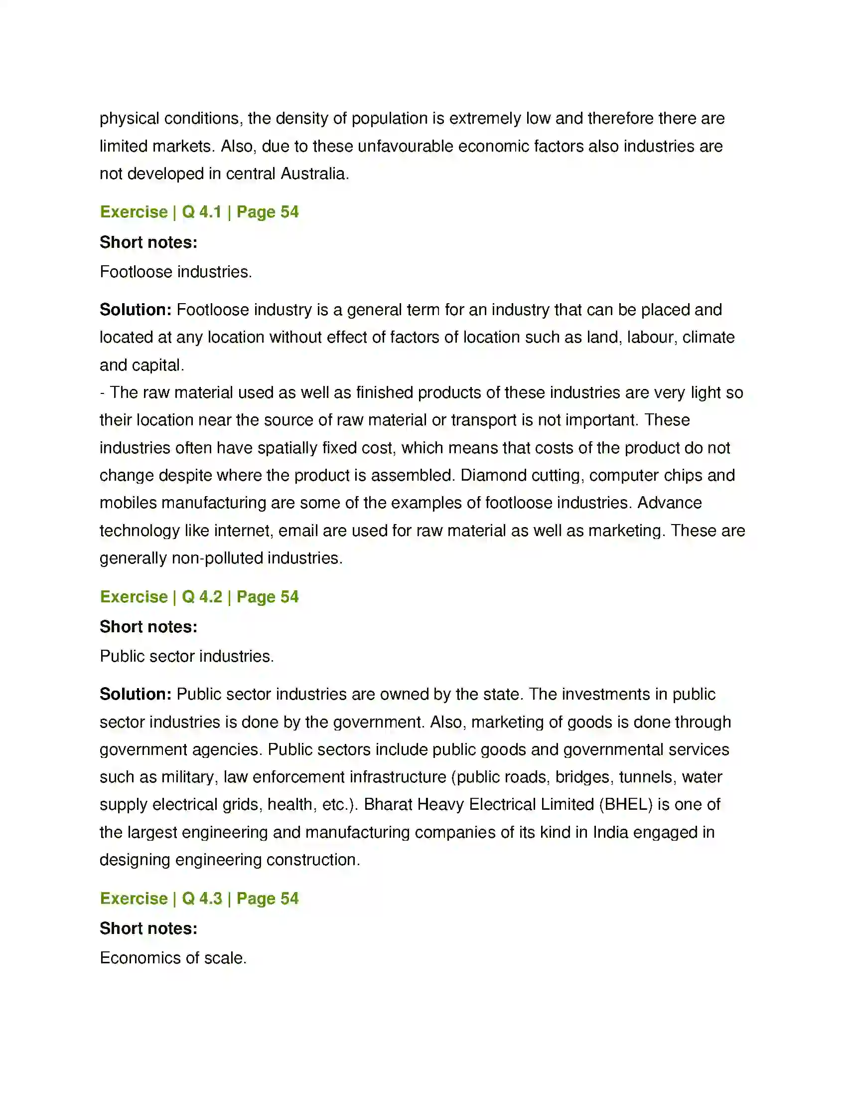 Maharashtra Board Class 12th Geography Secondary Economic Activities Solution 4