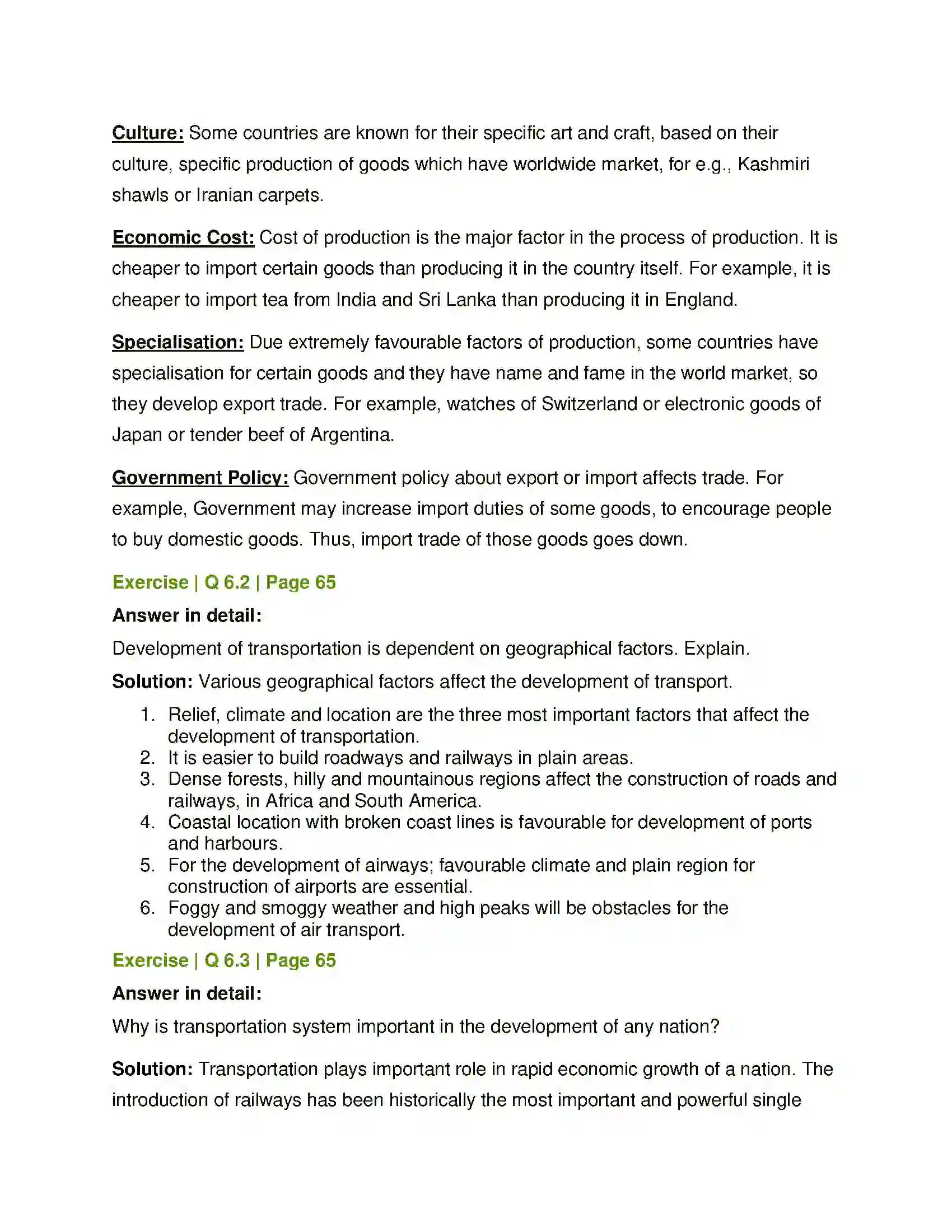 Maharashtra Board Class 12th Geography Tertiary Economic Activities Solution 7