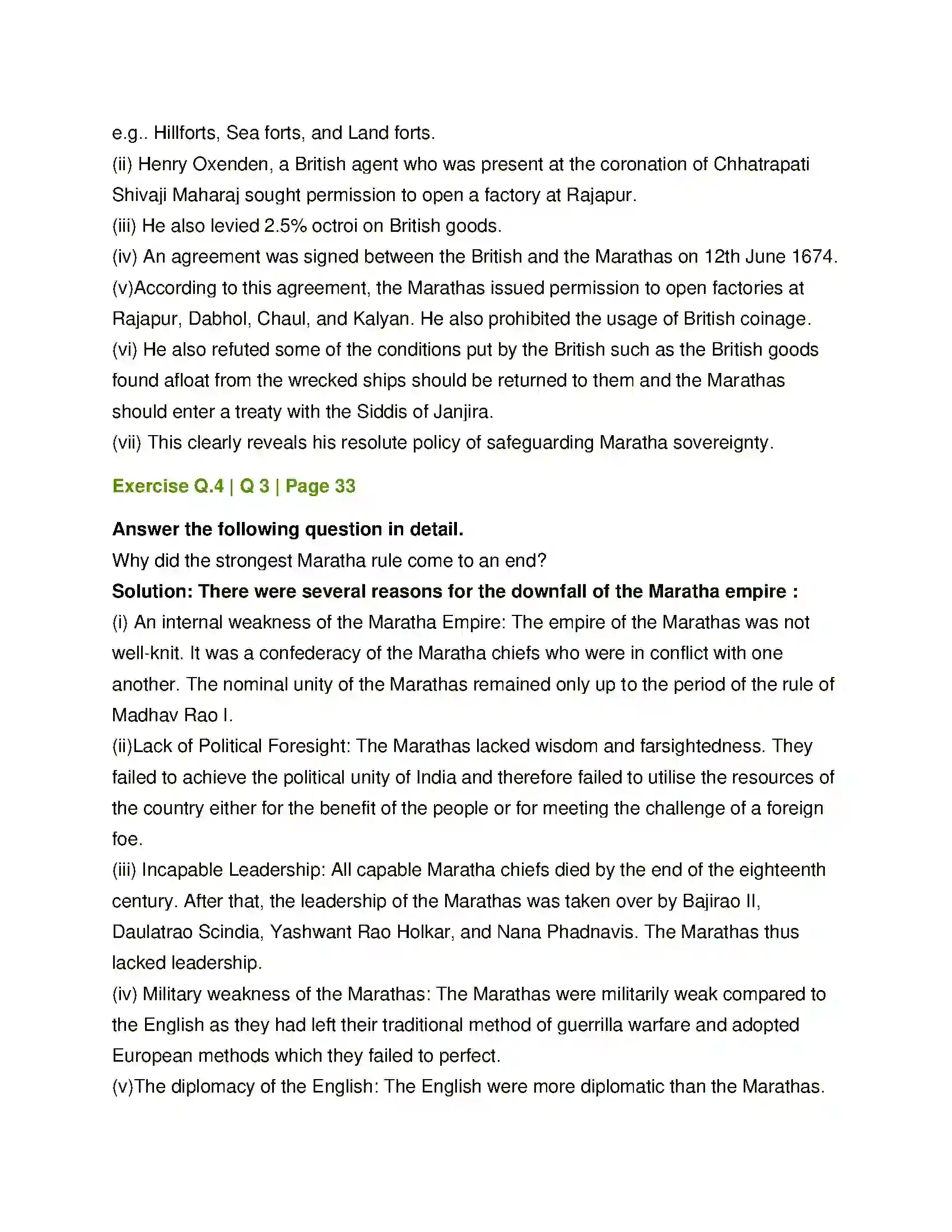 Maharashtra Board Class 12th History Colonialism and the Marathas Solution 5