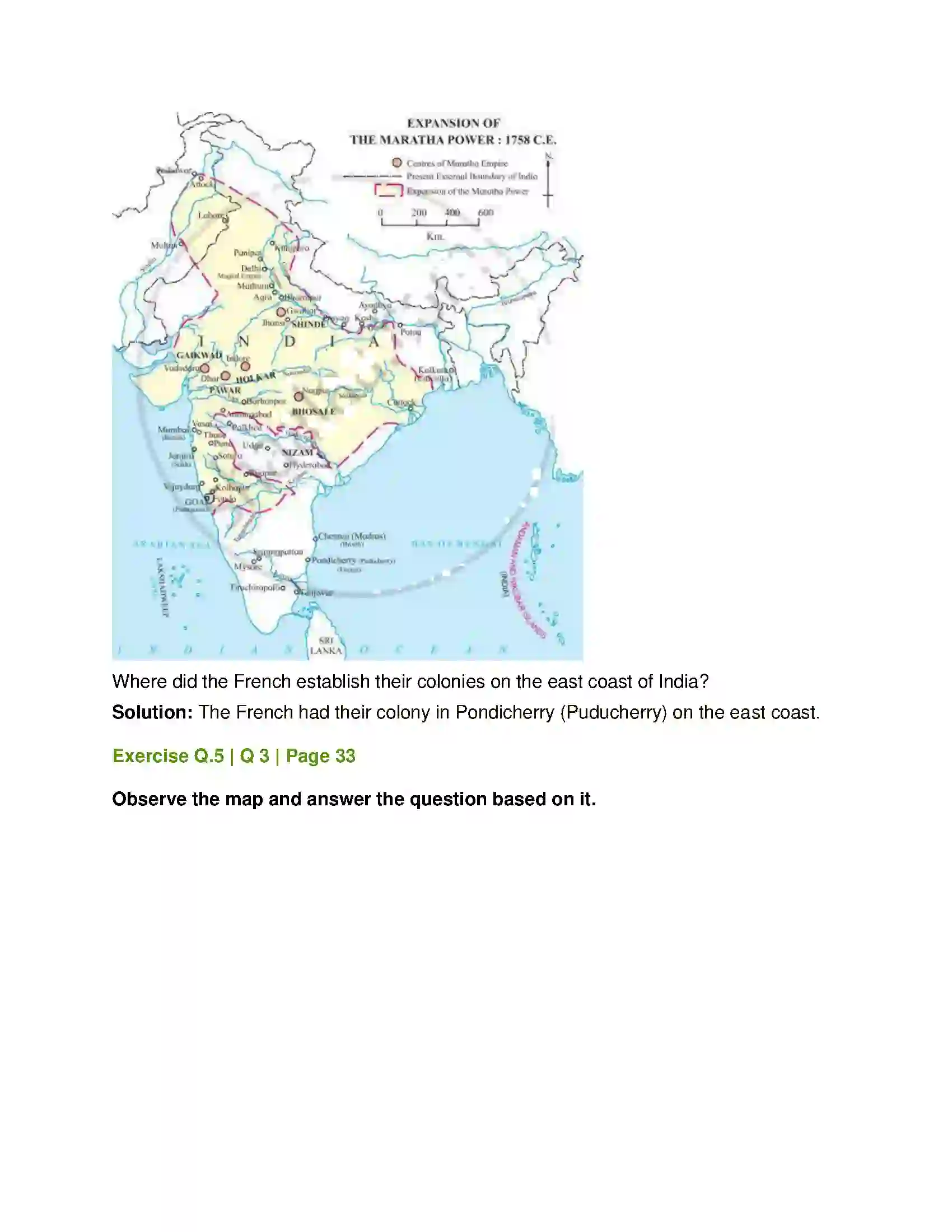 Maharashtra Board Class 12th History Colonialism and the Marathas Solution 7