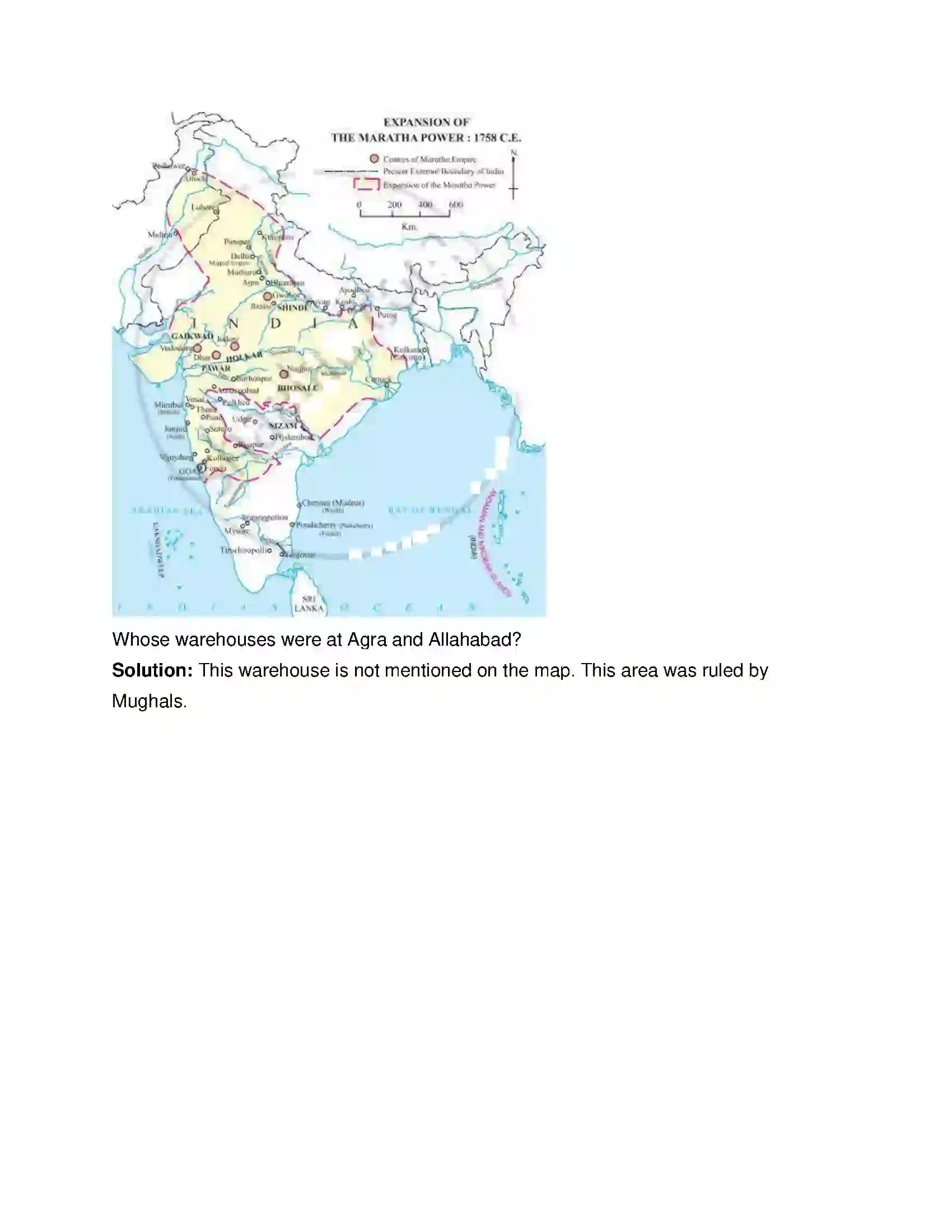 Maharashtra Board Class 12th History Colonialism and the Marathas Solution 8
