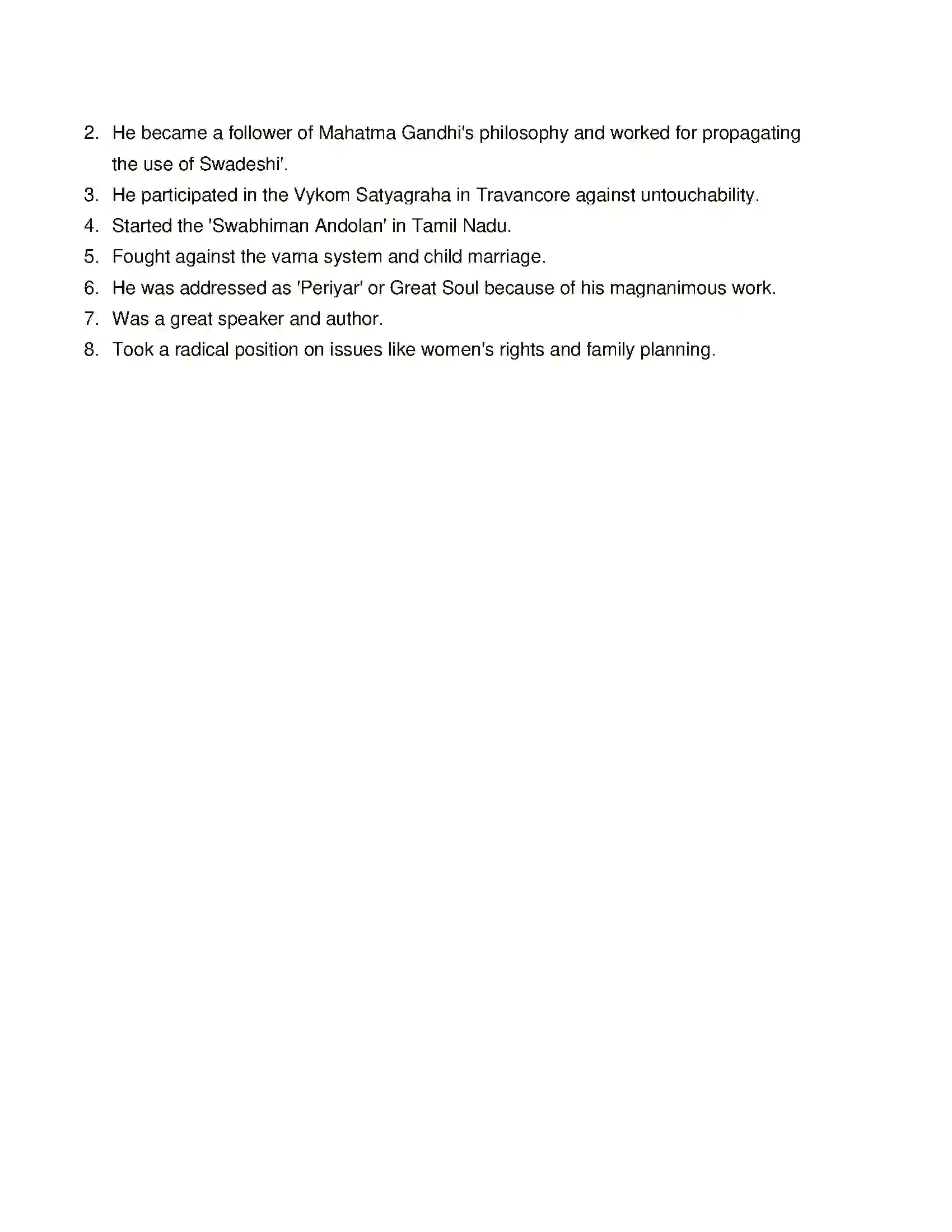 Maharashtra Board Class 12th History India Social and Religious Reforms Solution 5
