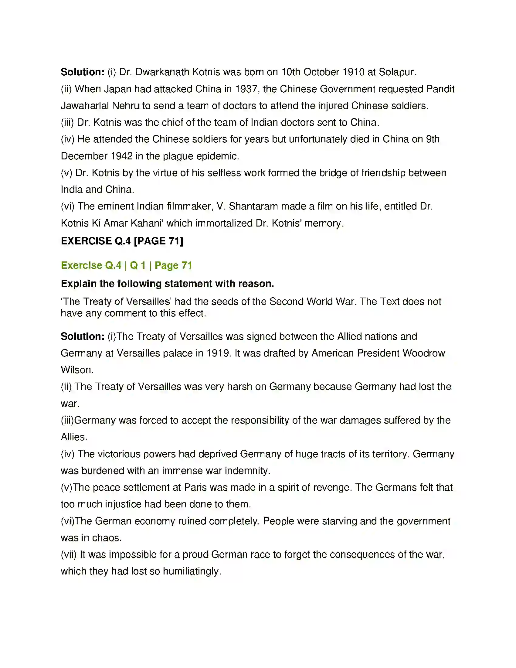Maharashtra Board Class 12th History World Wars and India Solution 3