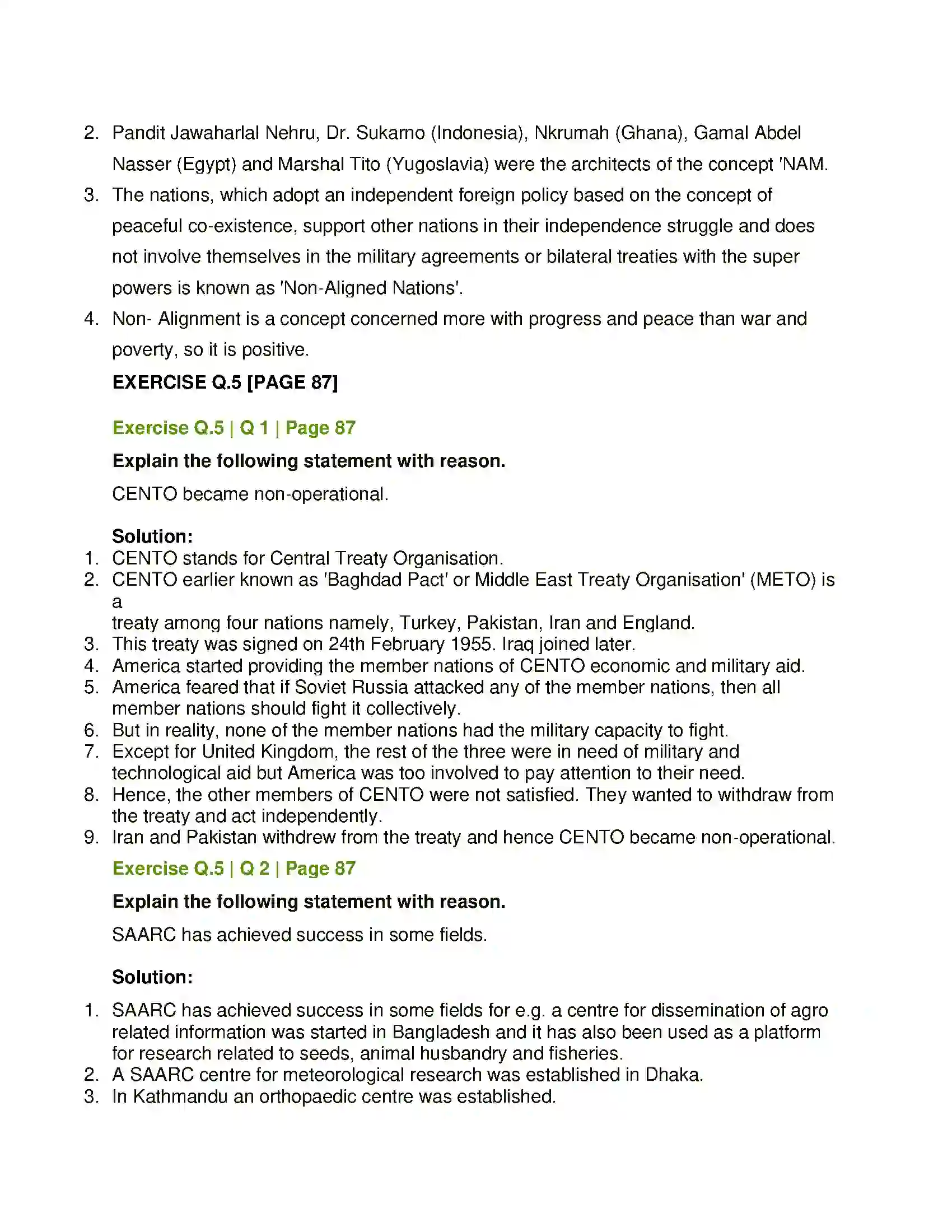 Maharashtra Board Class 12th History Cold War Solution 4