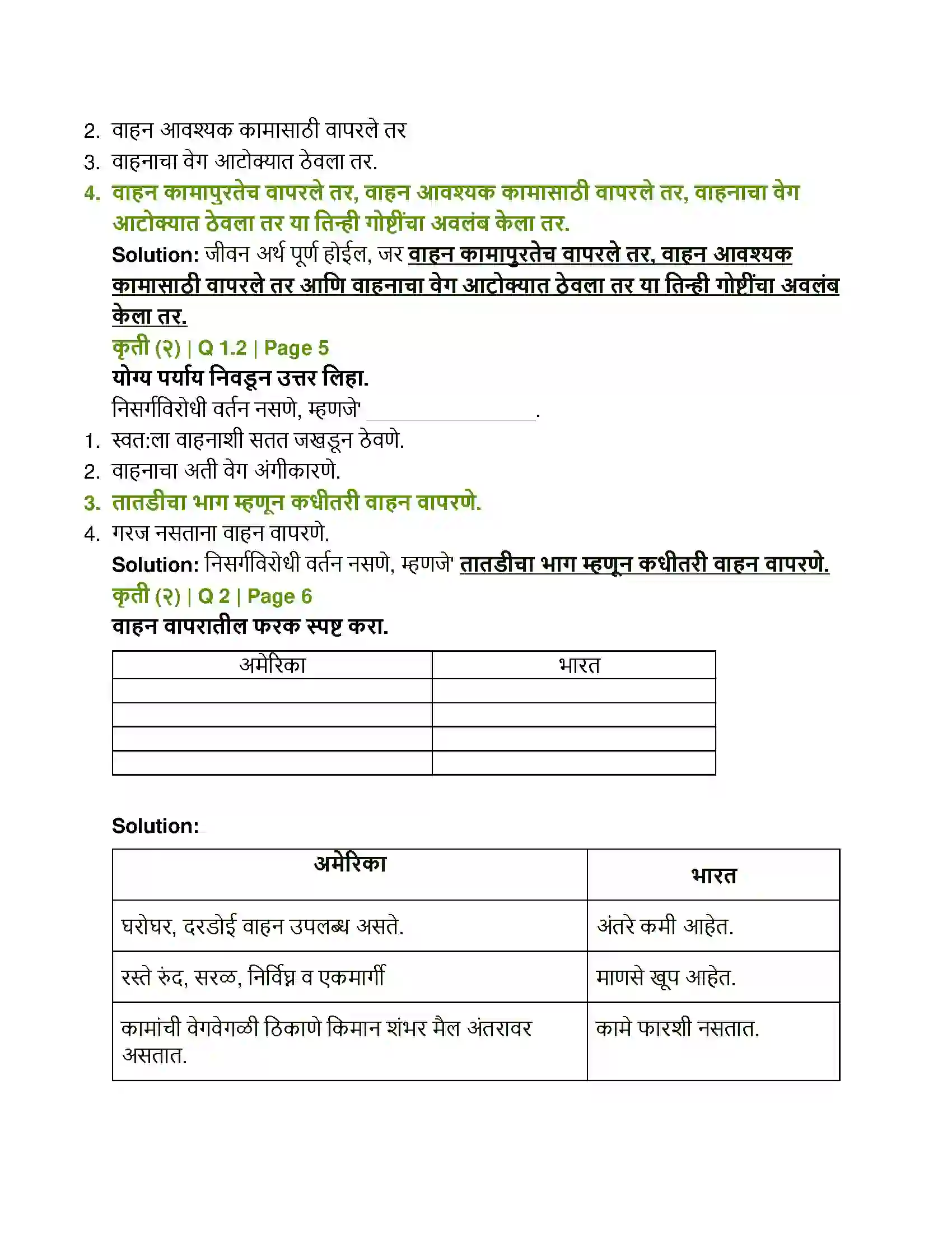 Maharashtra Board Class 12th Marathi वेगवशता Solution 3