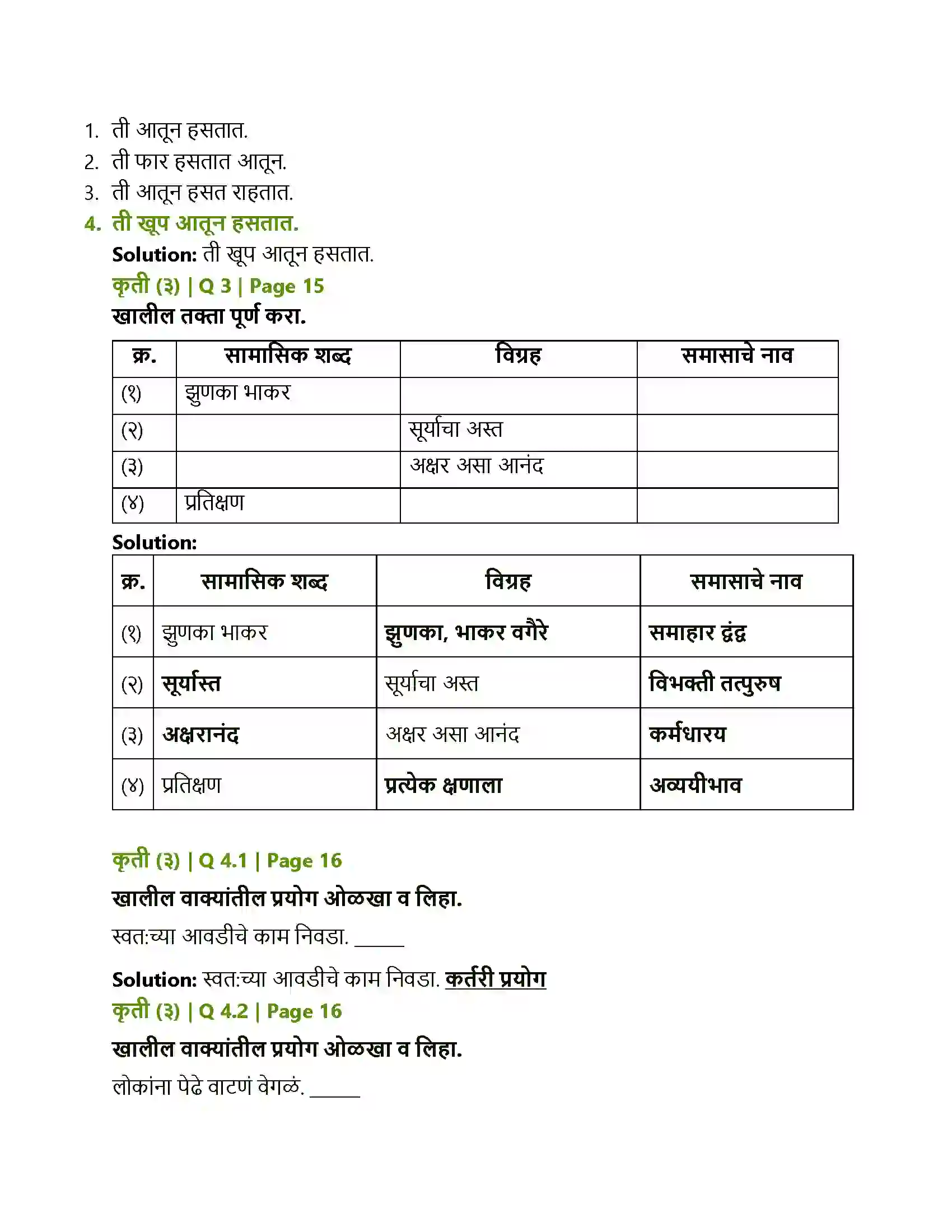 Maharashtra Board Class 12th Marathi आयुष्य... आनंदाचा उत्सव Solution 6