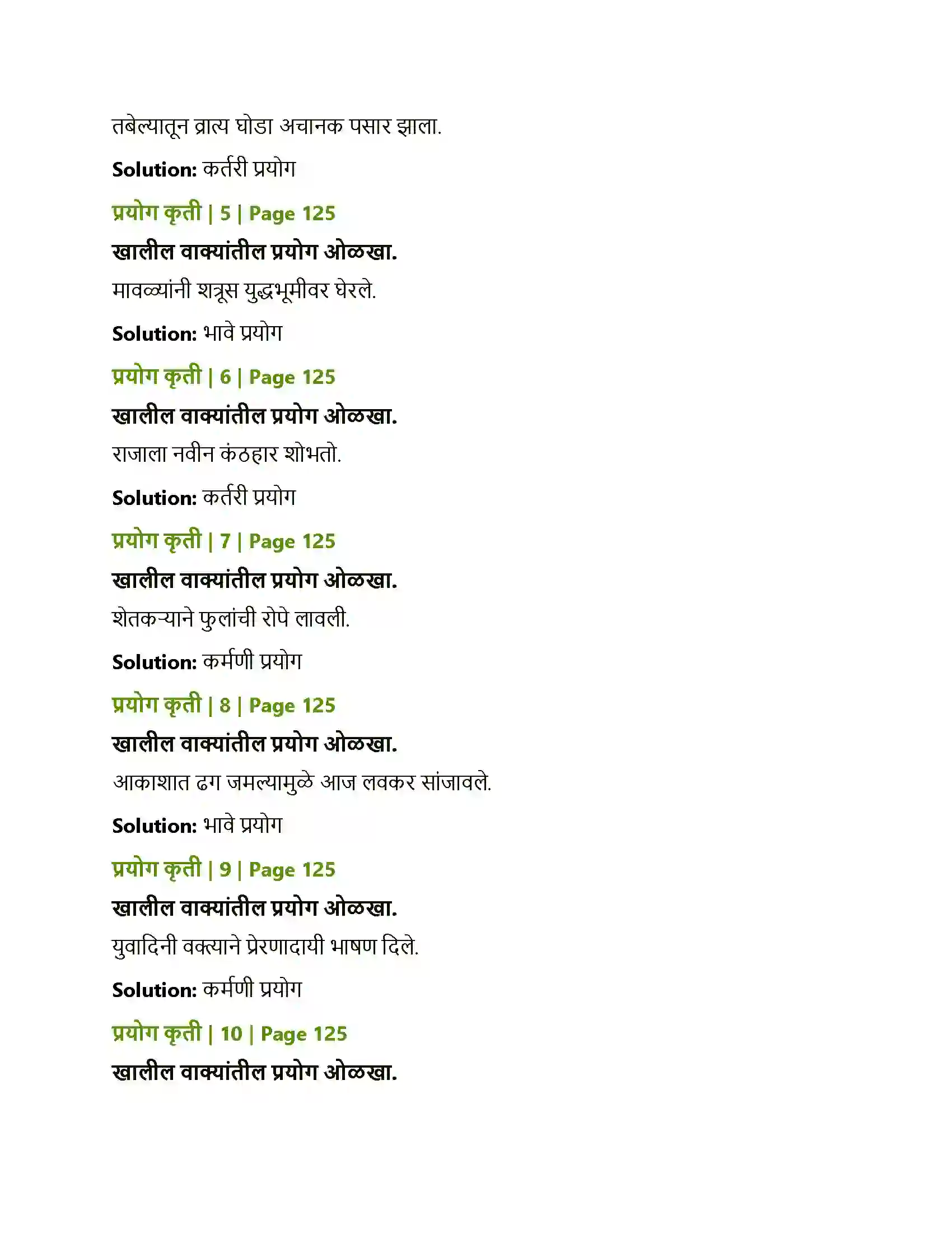 Maharashtra Board Class 12th Marathi व्याकरण-वाक्यप्रकार व वाक्यरूपांतर, समास, प्रयोग, अलंकार Solution 16